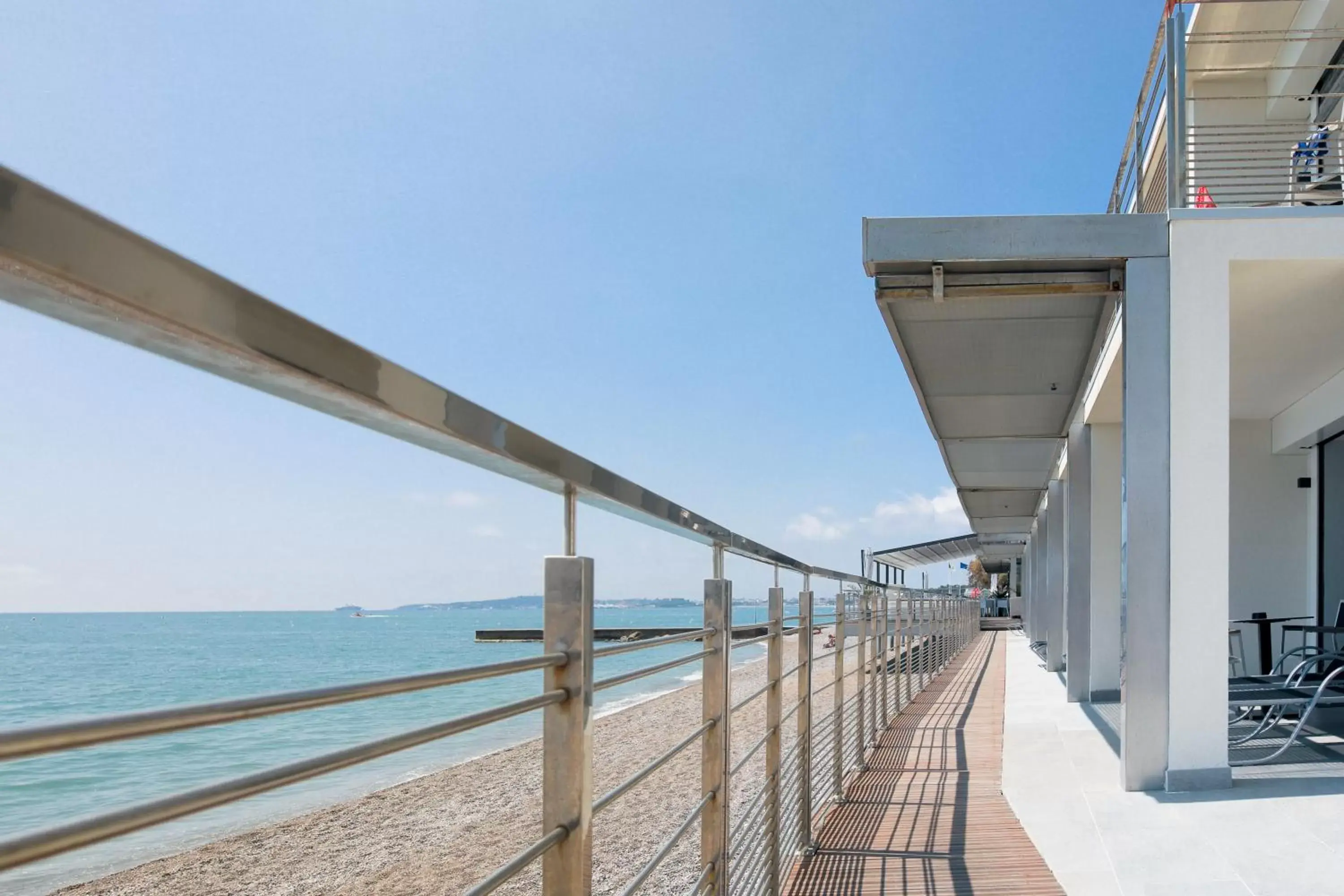Beach, Balcony/Terrace in Villa Azur