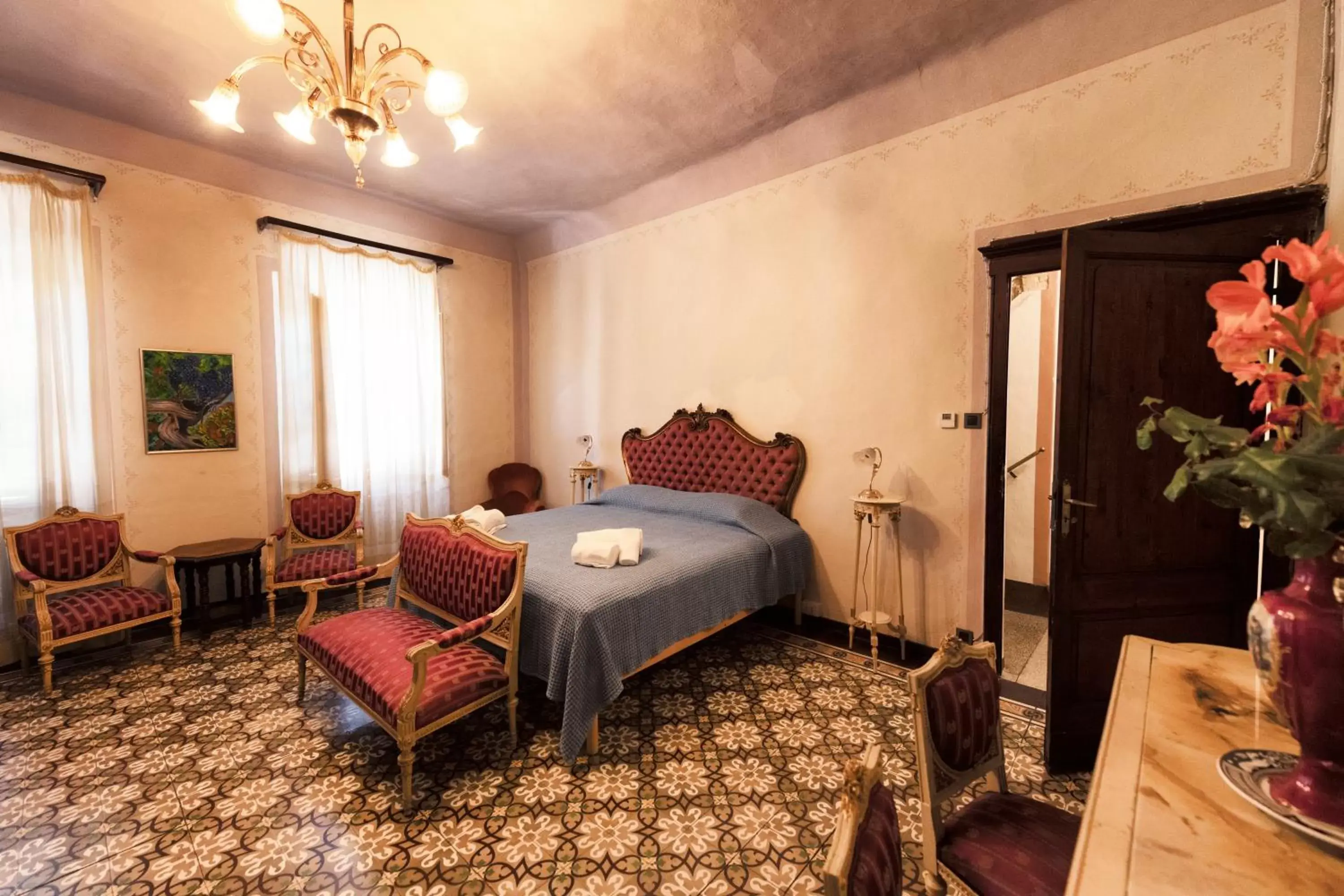 Bed in IL PALAZZO DEL CARDINALE