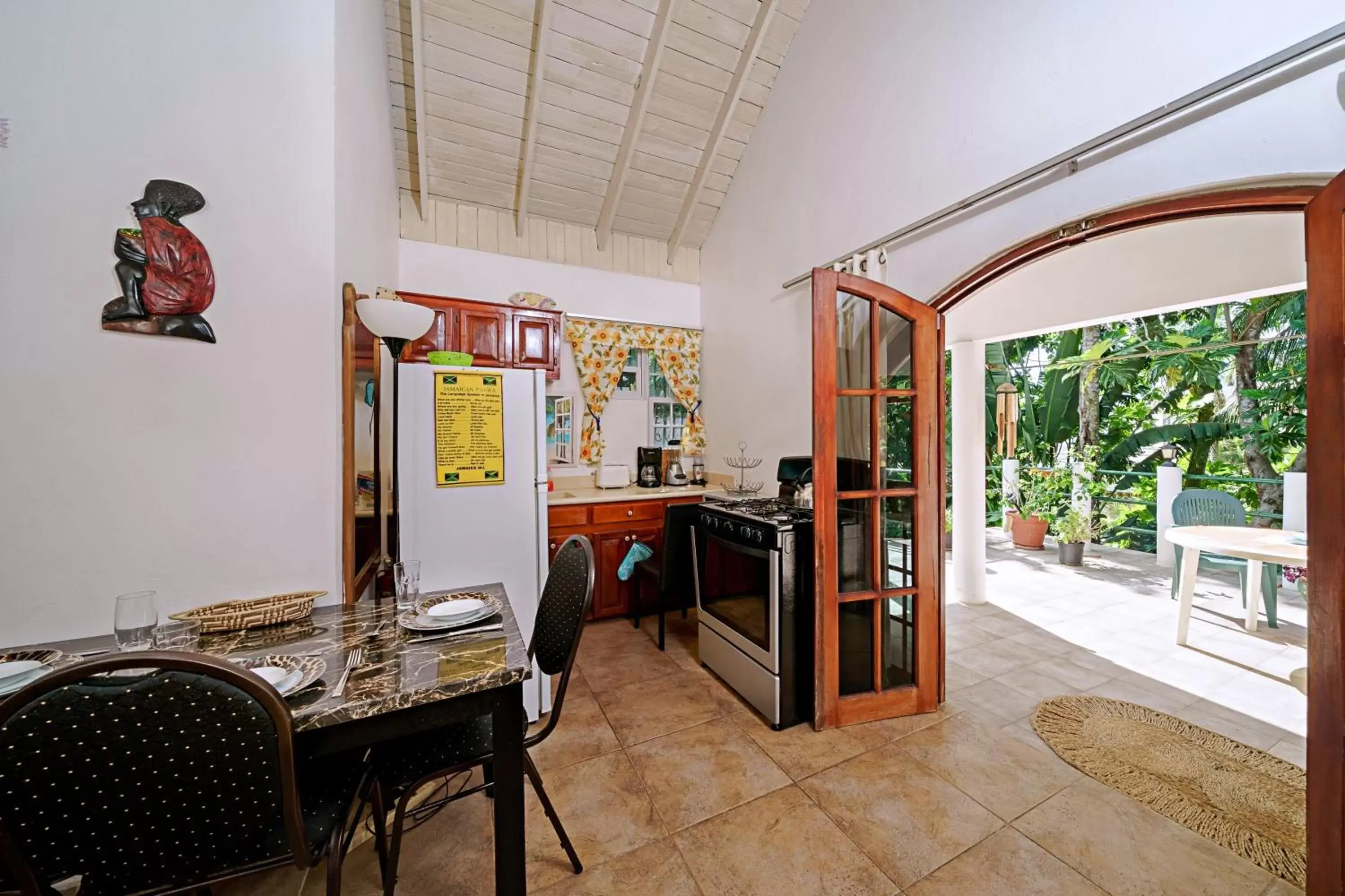 kitchen in Beach House Condos, Negril