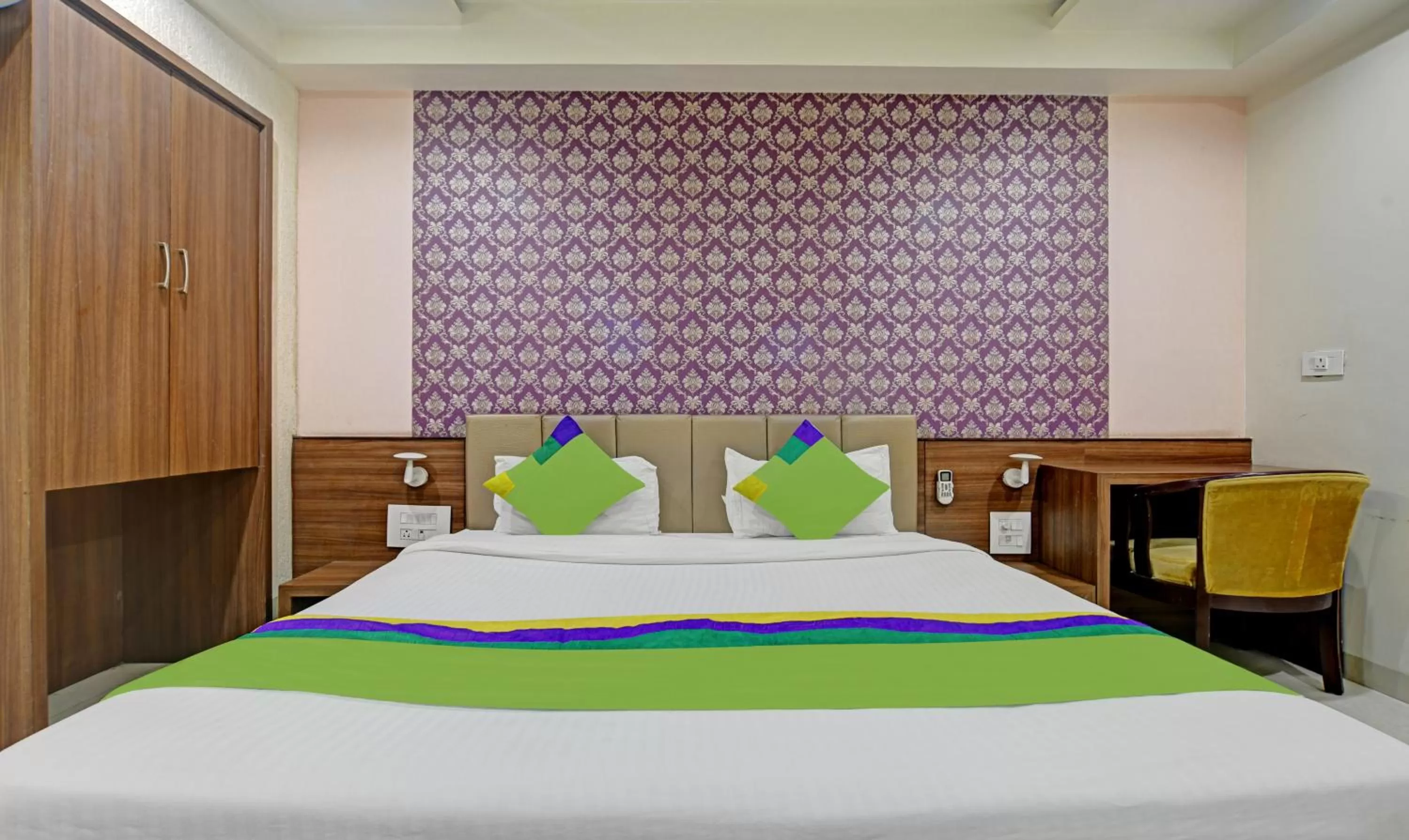 Bed in Treebo Trend Johri Regency Malviya Nagar