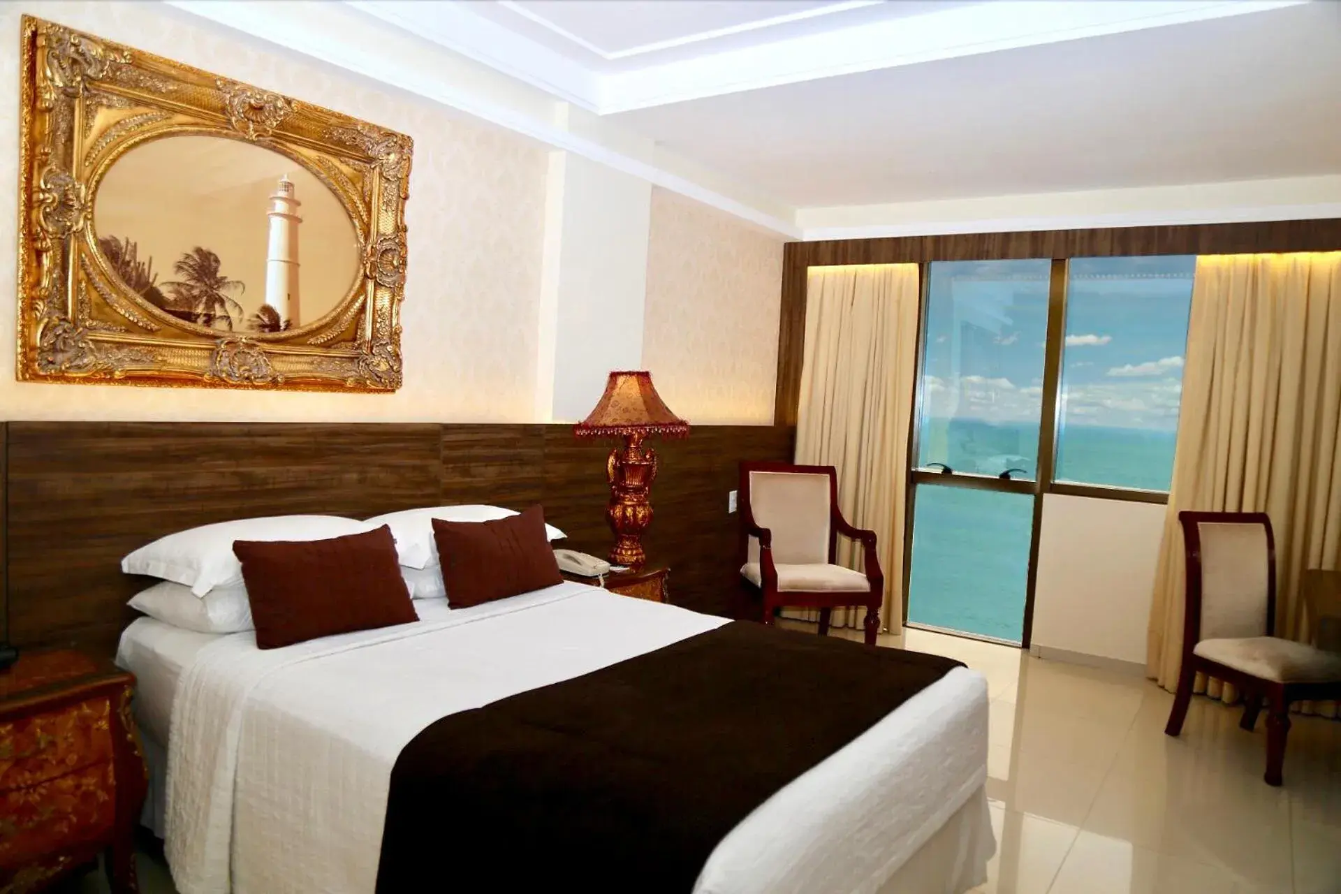 Sea view, Bed in Majestic Ponta Negra Beach,WorldHotels Elite