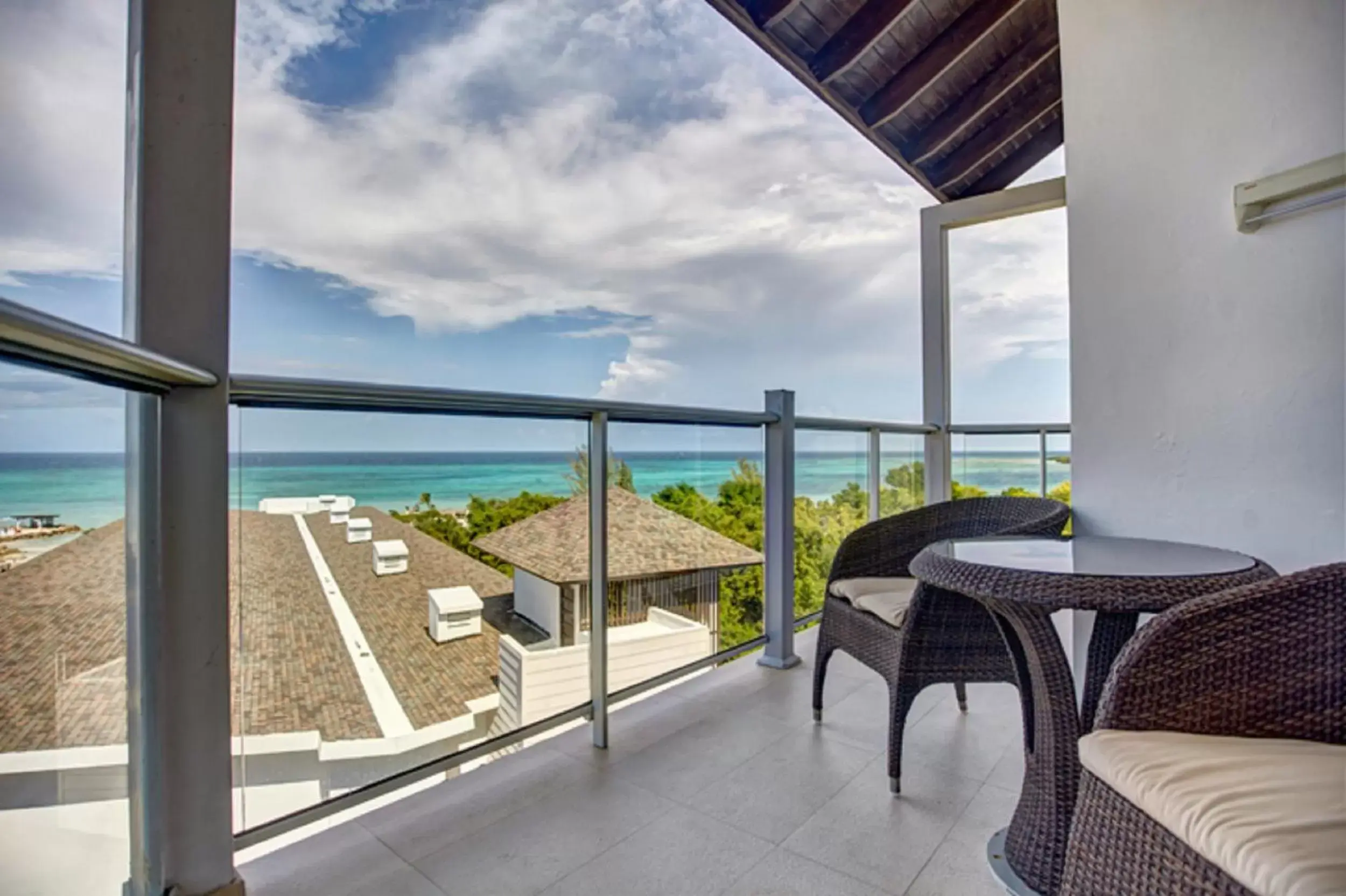 Sea view, Balcony/Terrace in Hideaway at Royalton Blue Waters, An Autograph Collection all-Inclusive Resort - Adults Only