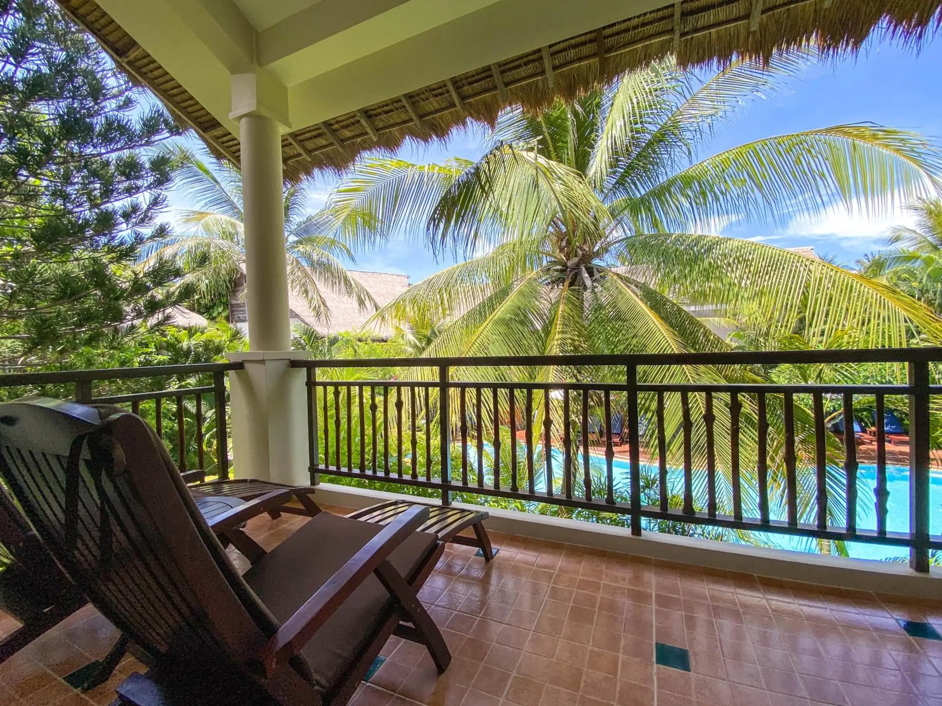 Balcony/Terrace in Bamboo Village Beach Resort & Spa