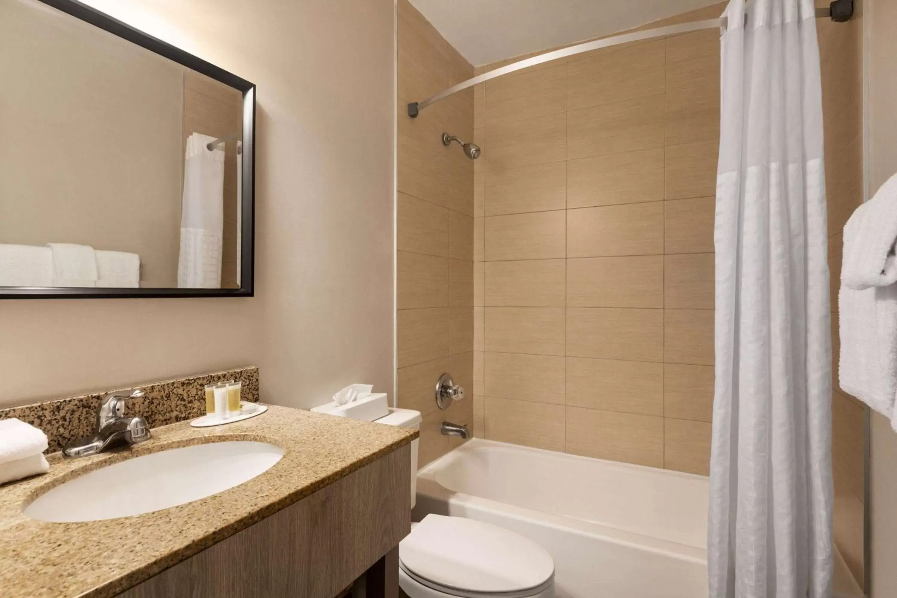 TV and multimedia, Bathroom in Days Inn by Wyndham Miami Airport North