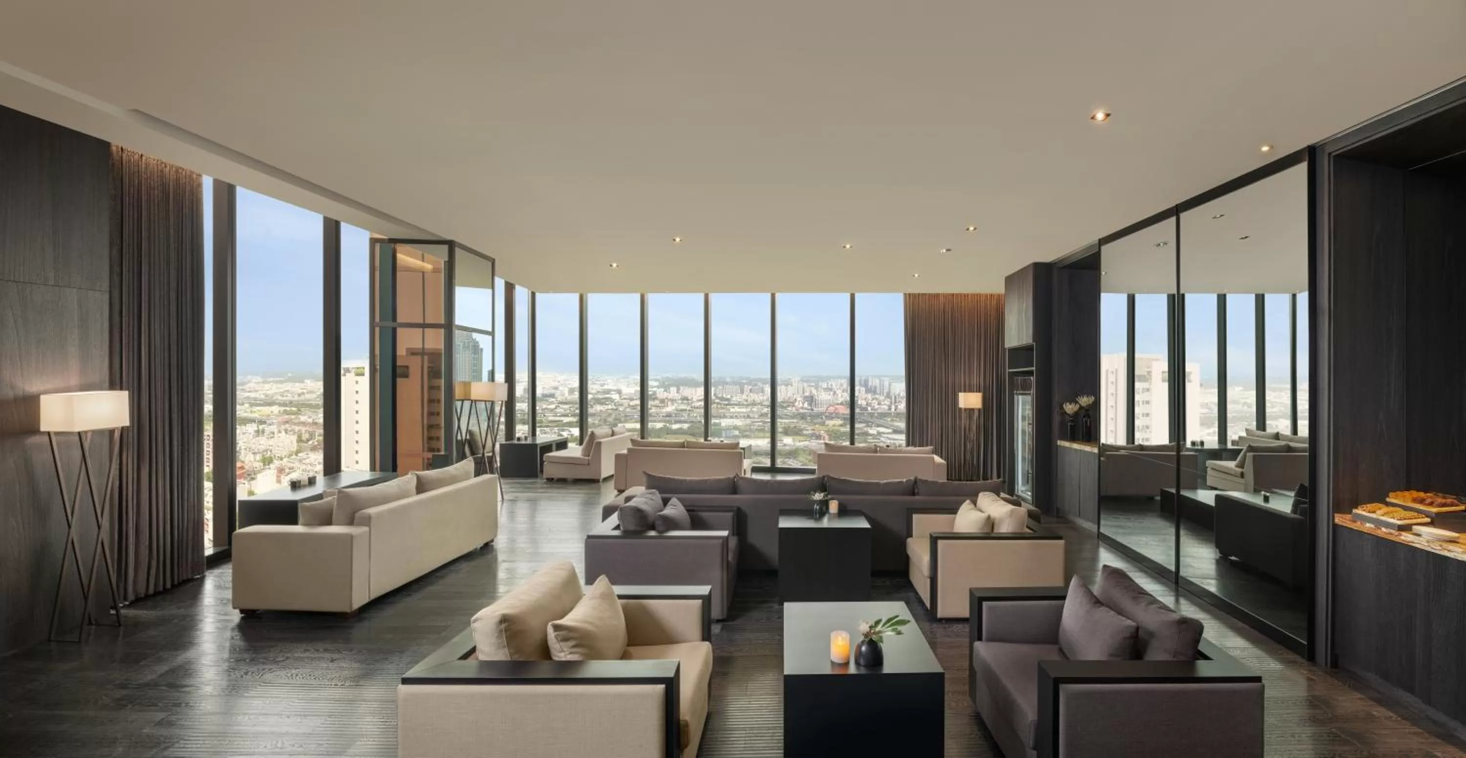 Seating area in THE LIN Hotel