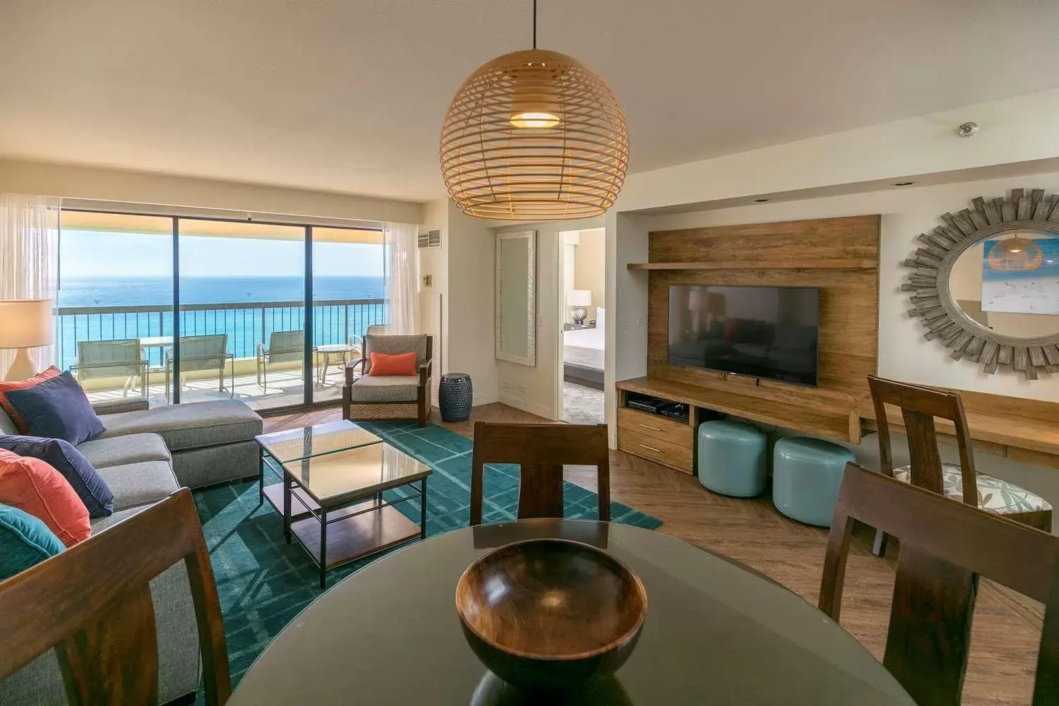 Living room, Seating Area in Aston Waikiki Beach Tower