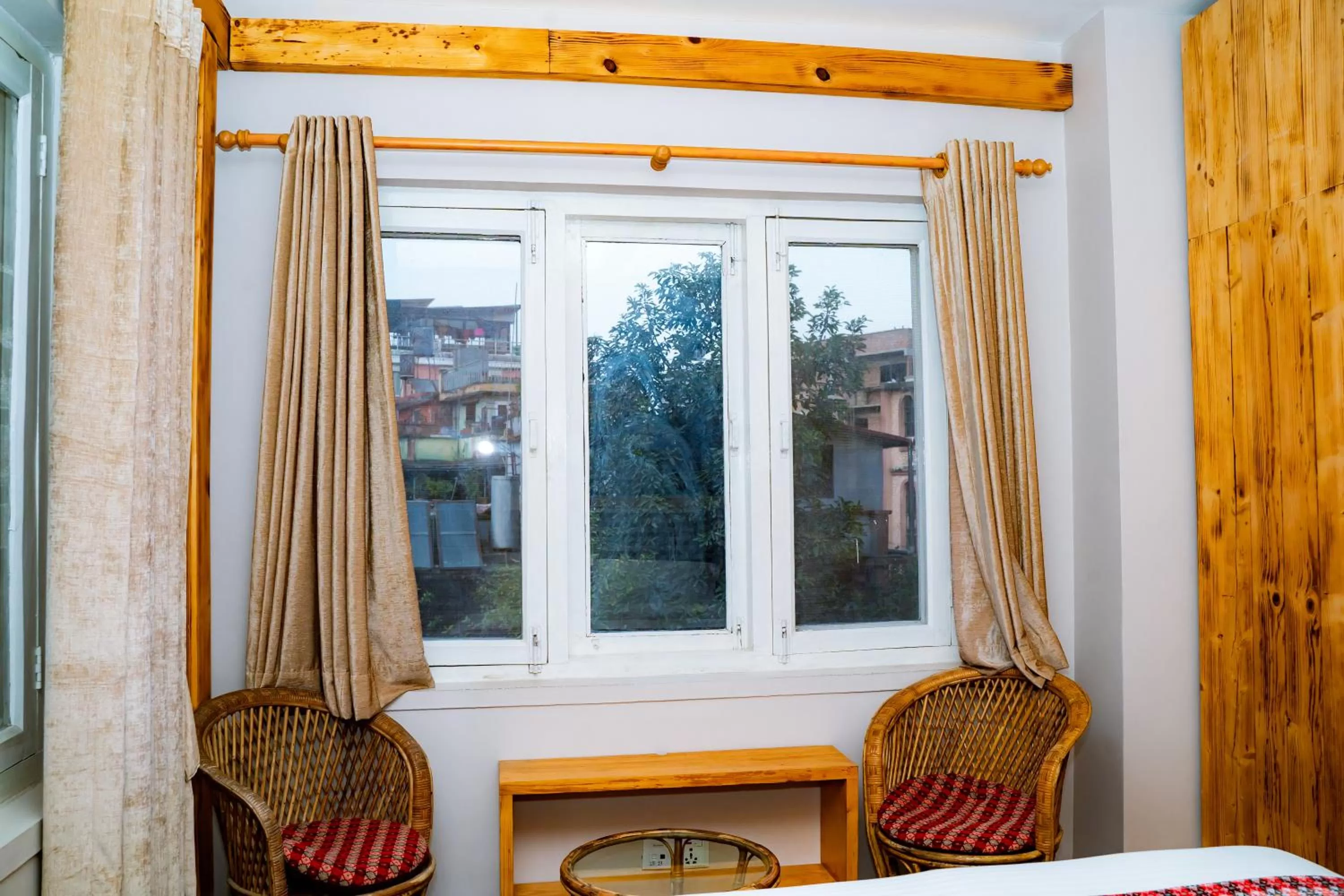 Seating area in Silu Homes by Hostmandu