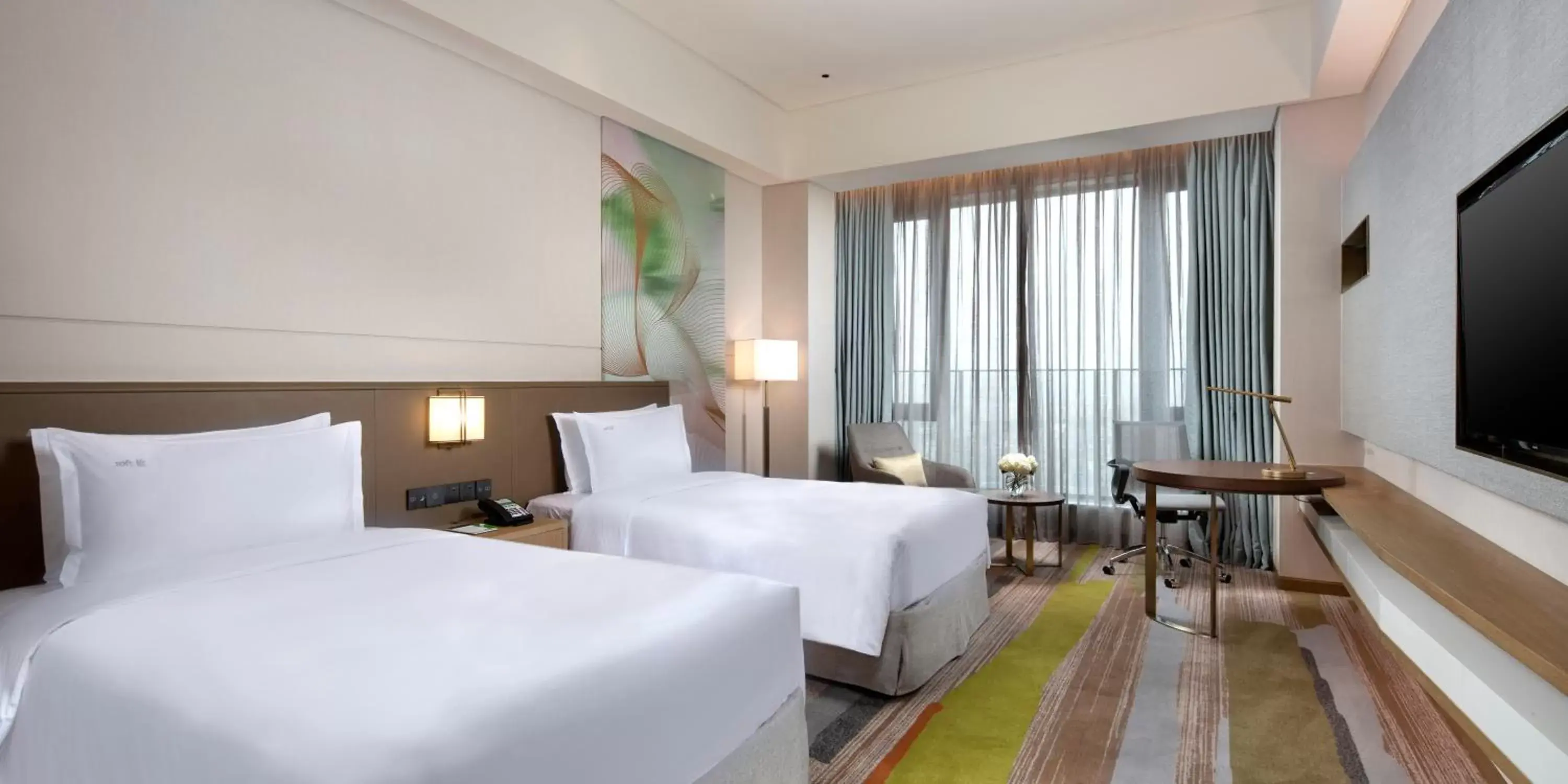 Bed in Holiday Inn Shunde, an IHG Hotel