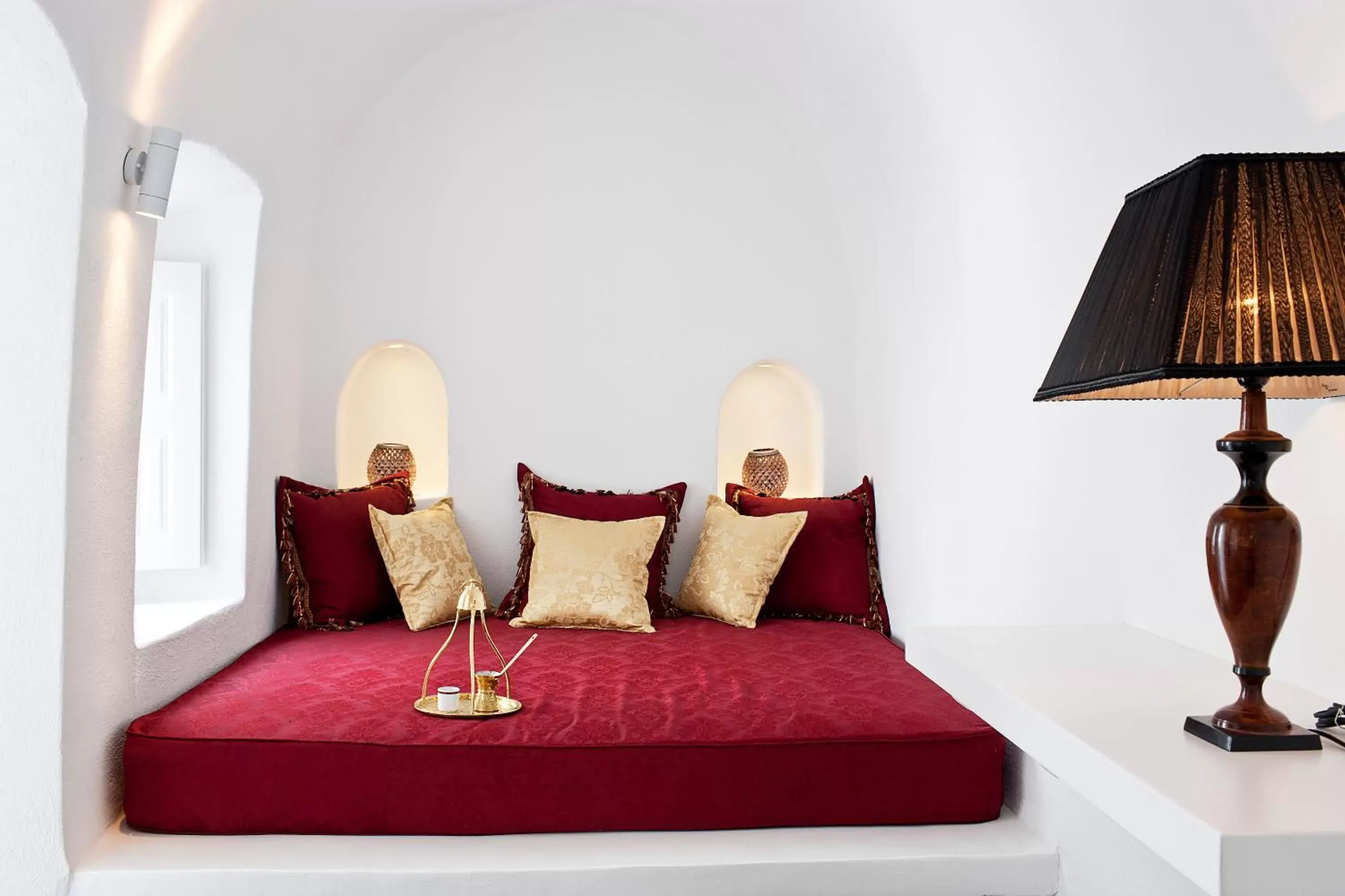 Living room, Bed in Asteras Villas
