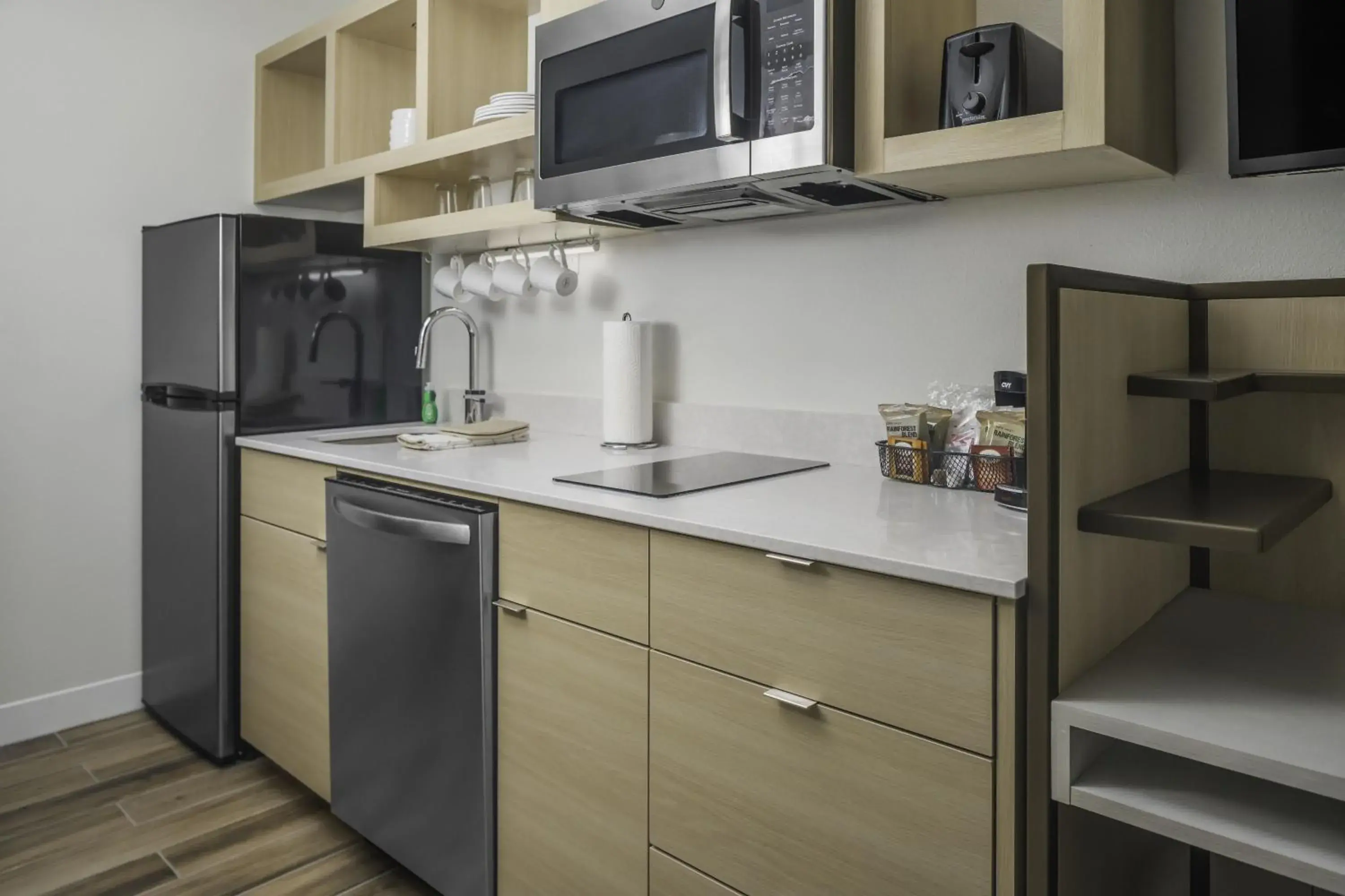 Kitchen or kitchenette, Kitchen/Kitchenette in TownePlace Suites by Marriott San Antonio Universal City, Live Oak