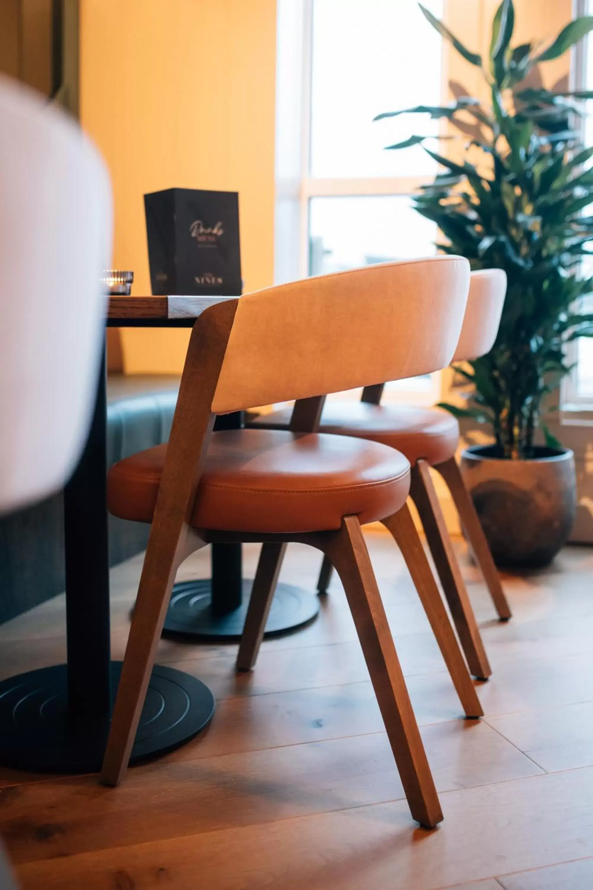 Seating area in The Nines, Bangor Marina