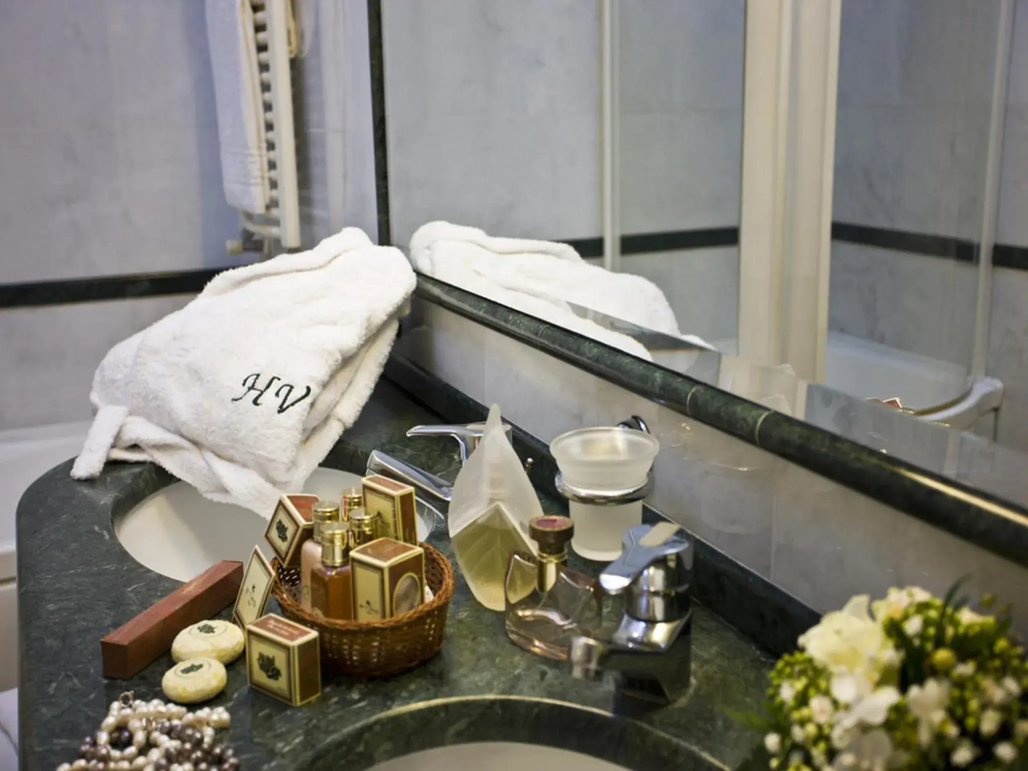 Bathroom in Hotel Vittoria