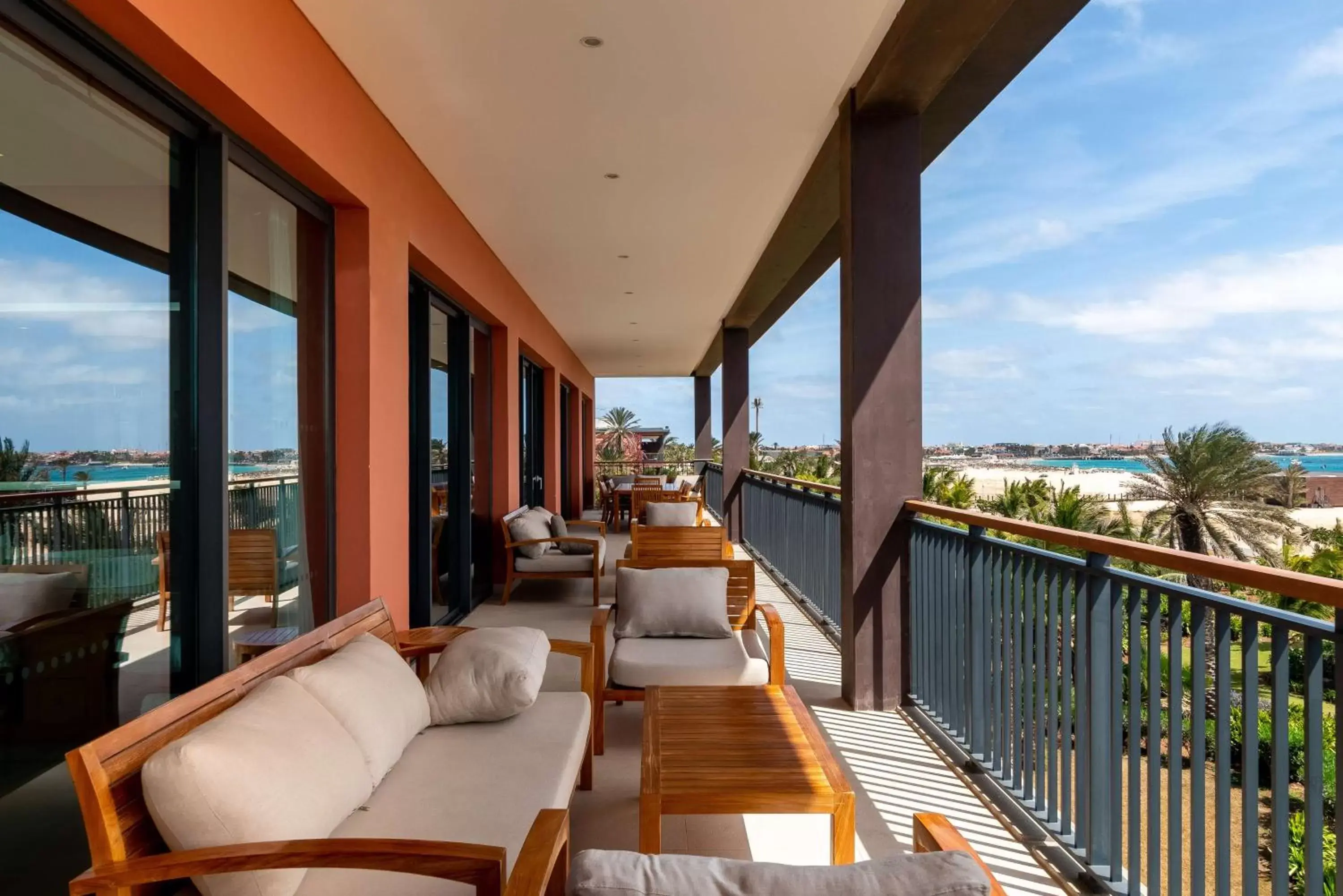 View (from property/room), Balcony/Terrace in Hilton Cabo Verde Sal Resort