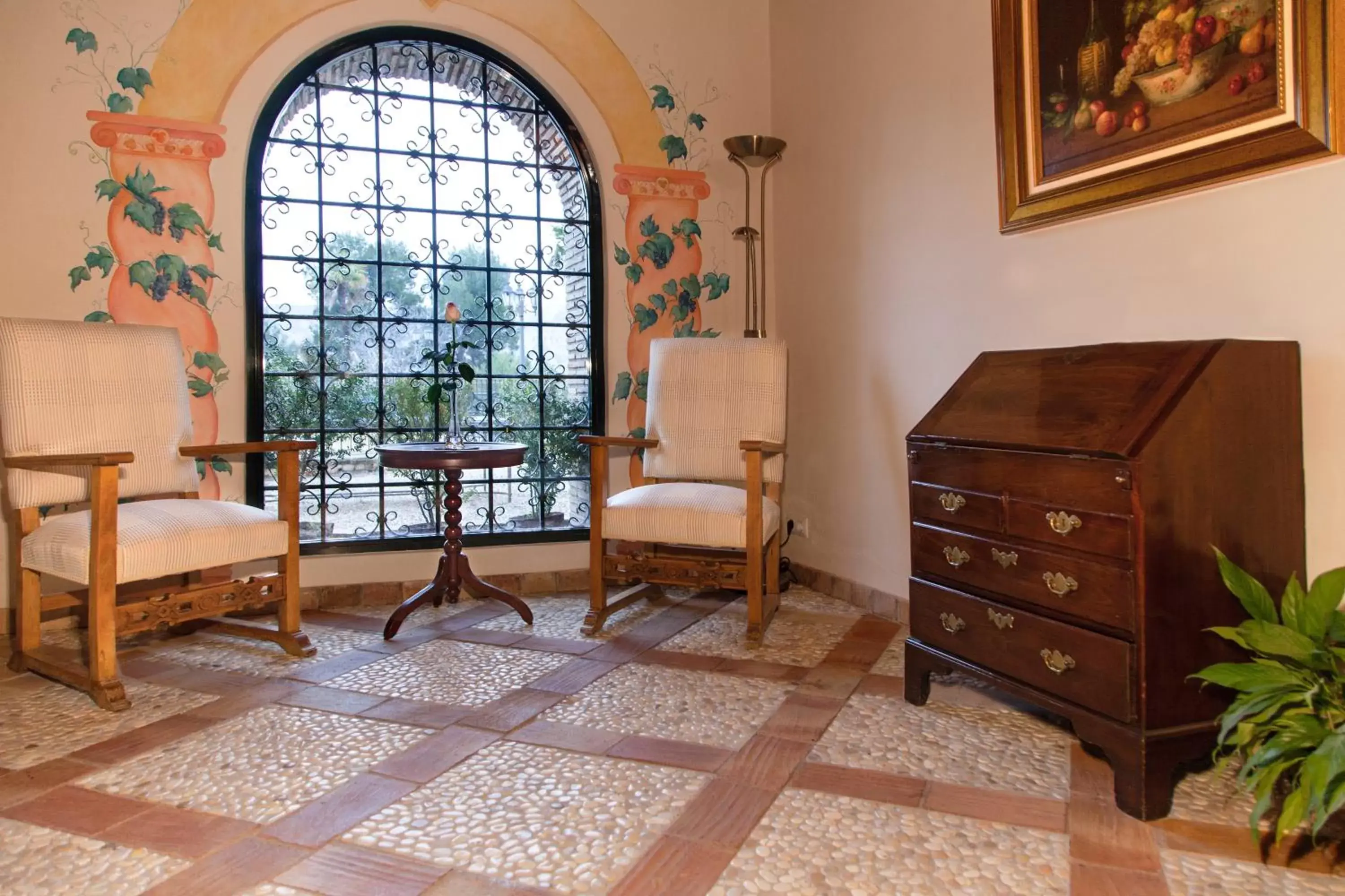 Lobby or reception, Seating Area in Eco Hotel con encanto Masía la Mota B&B