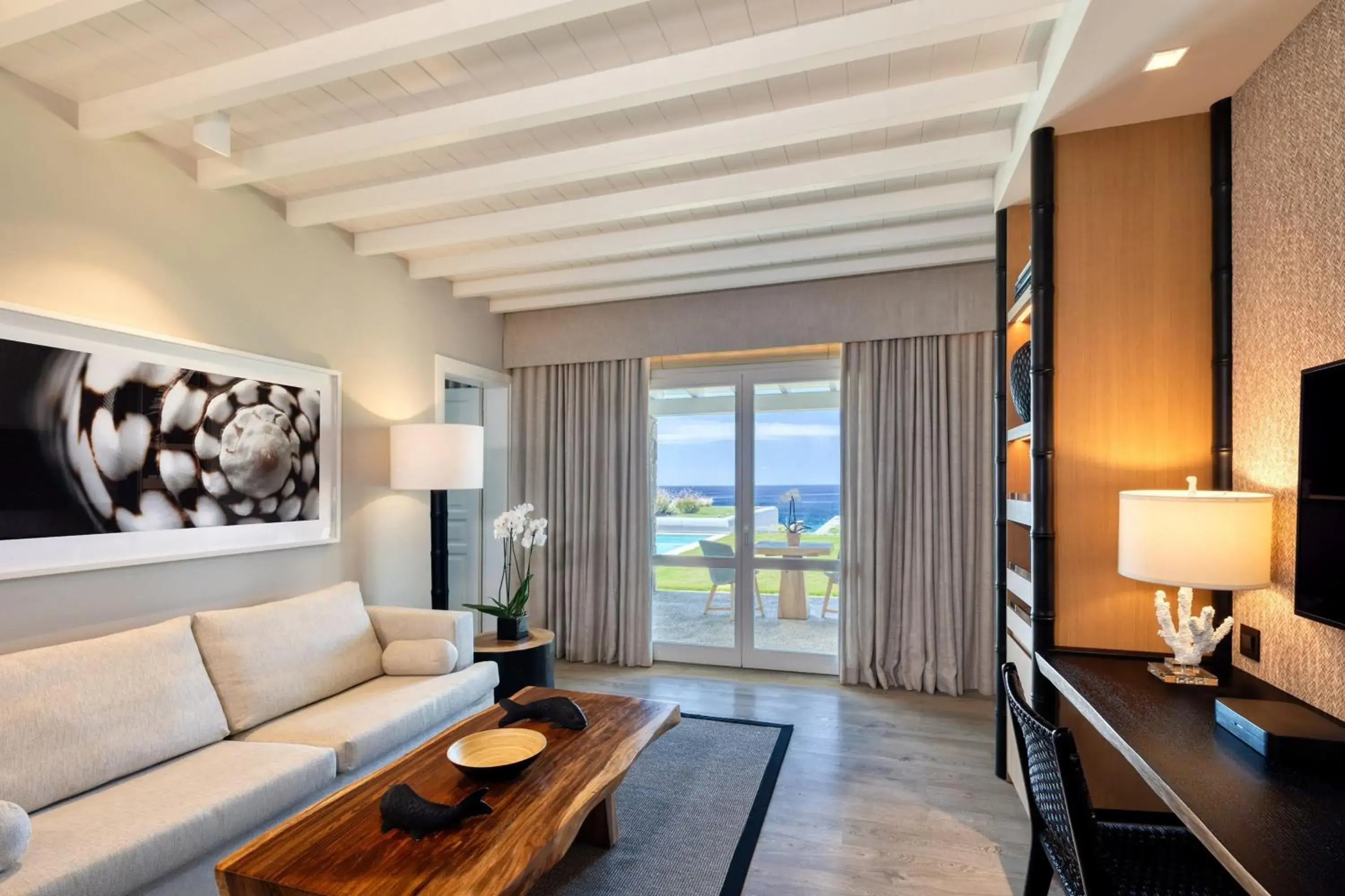 Bedroom, Seating Area in Santa Marina, a Luxury Collection Resort, Mykonos