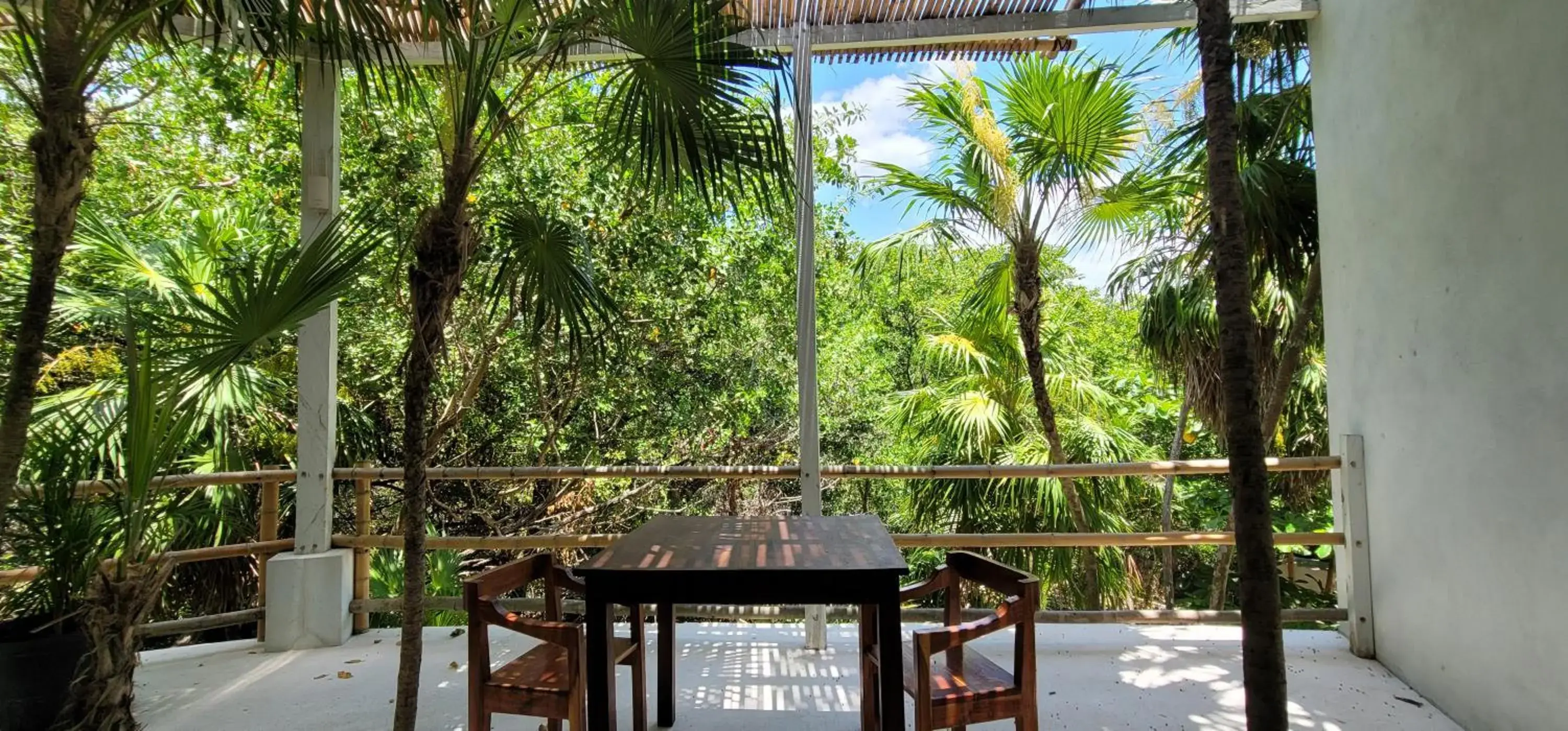 Balcony/Terrace in Casa Ambar Tulum - Great location and access to a Private Cenote & Beach 2 Km Away - Adults Only