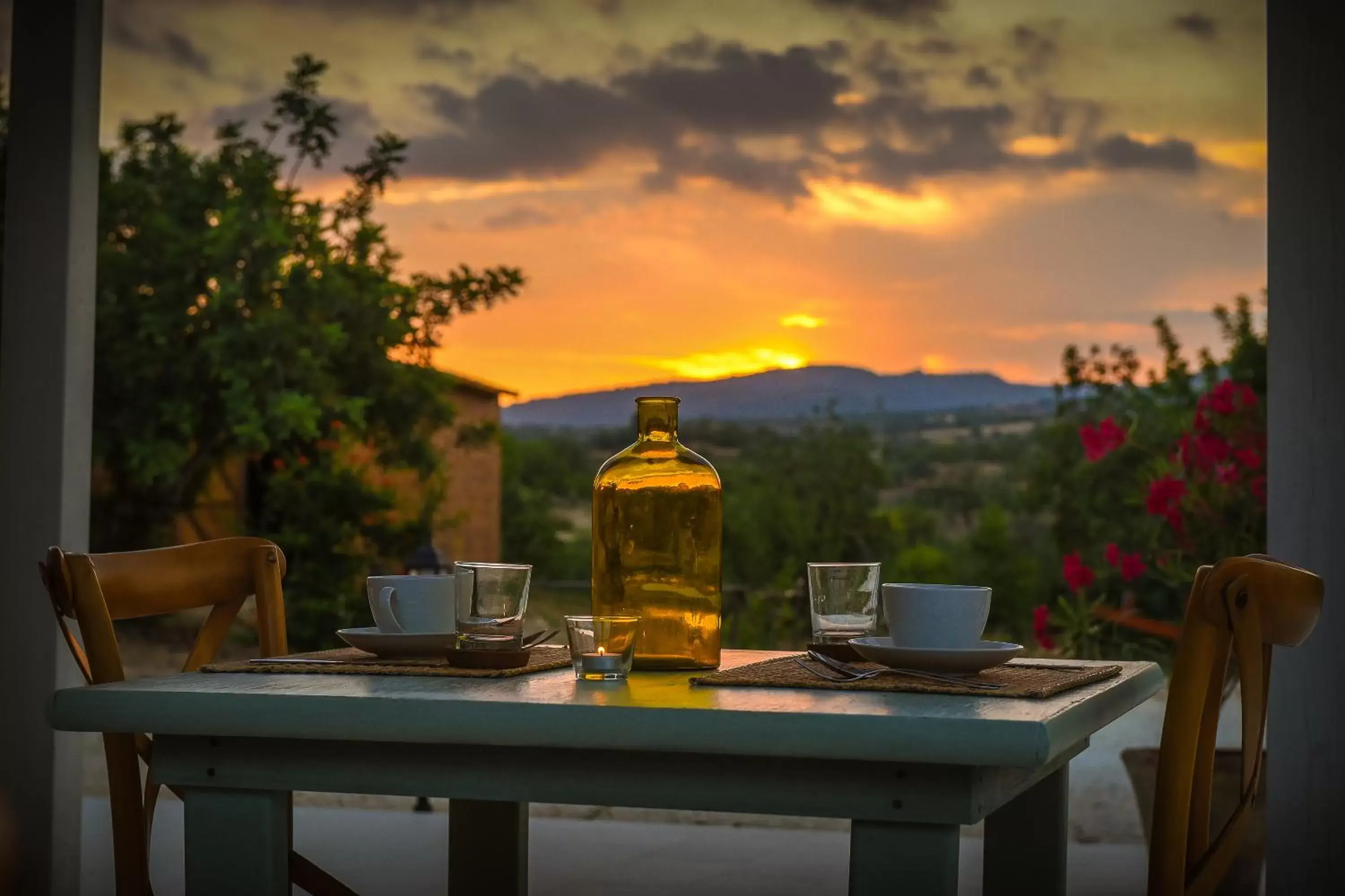 Sunset in Baglio Genovesi