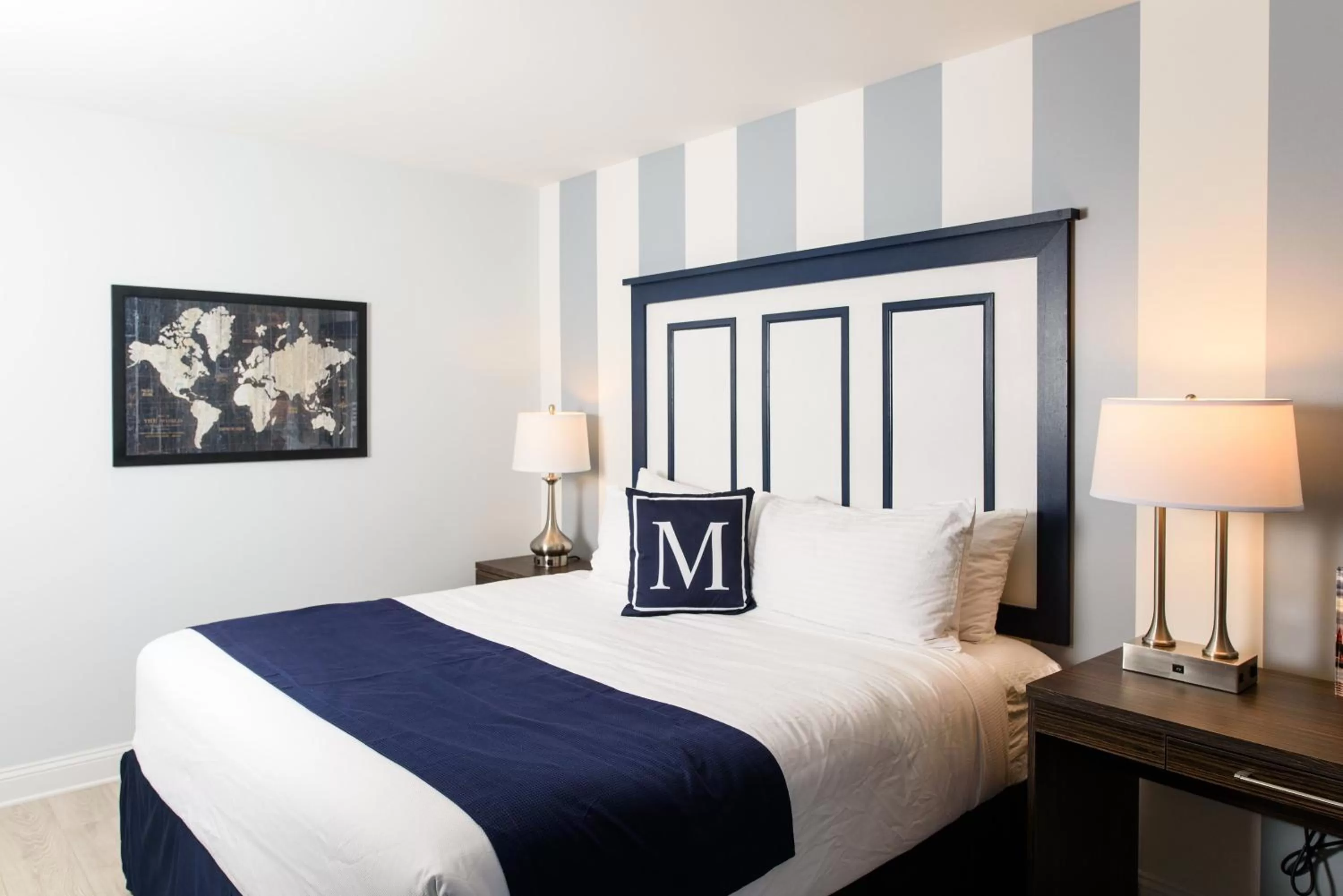 Photo of the whole room, Bed in Marker 8 Hotel and Marina