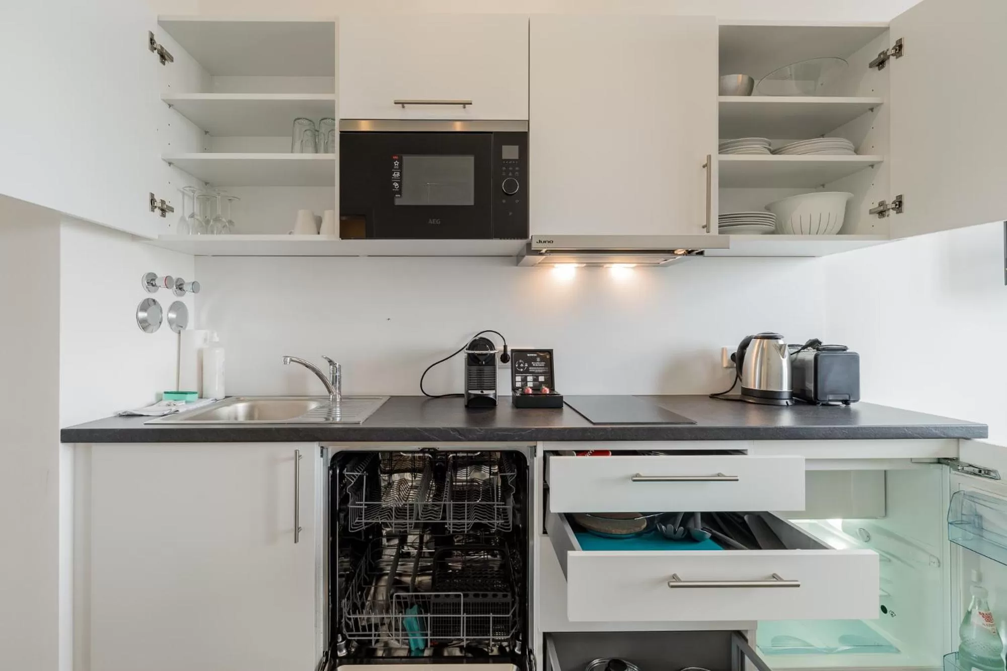 Kitchen or kitchenette in Nena Apartments Hermannplatz