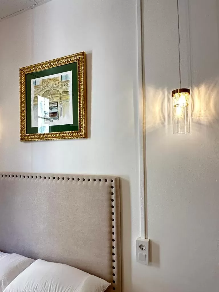 Bed, Bathroom in Siboni Luxury Rooms - Adults Only