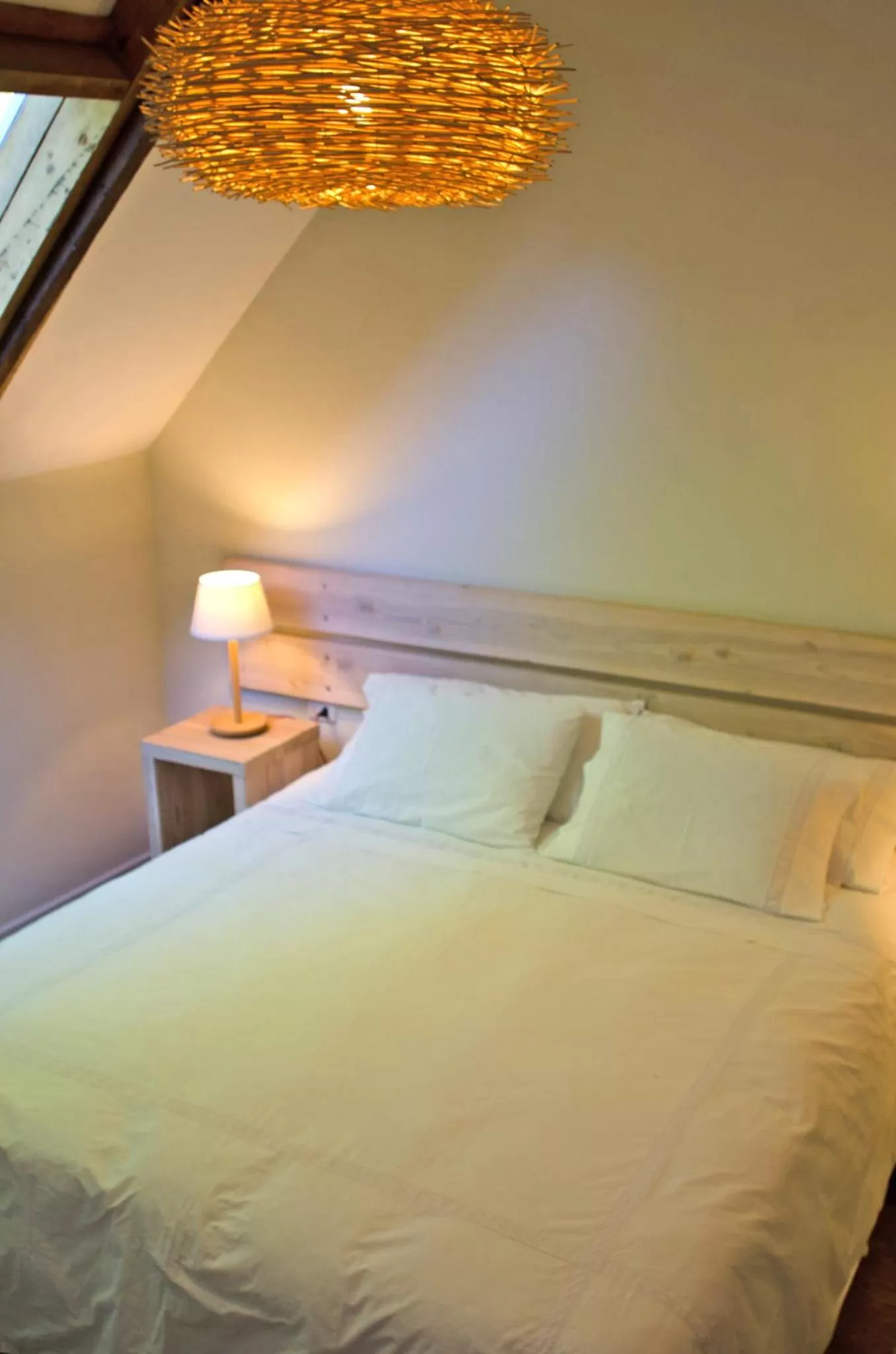 Bed in Family Orchard Bed & Breakfast