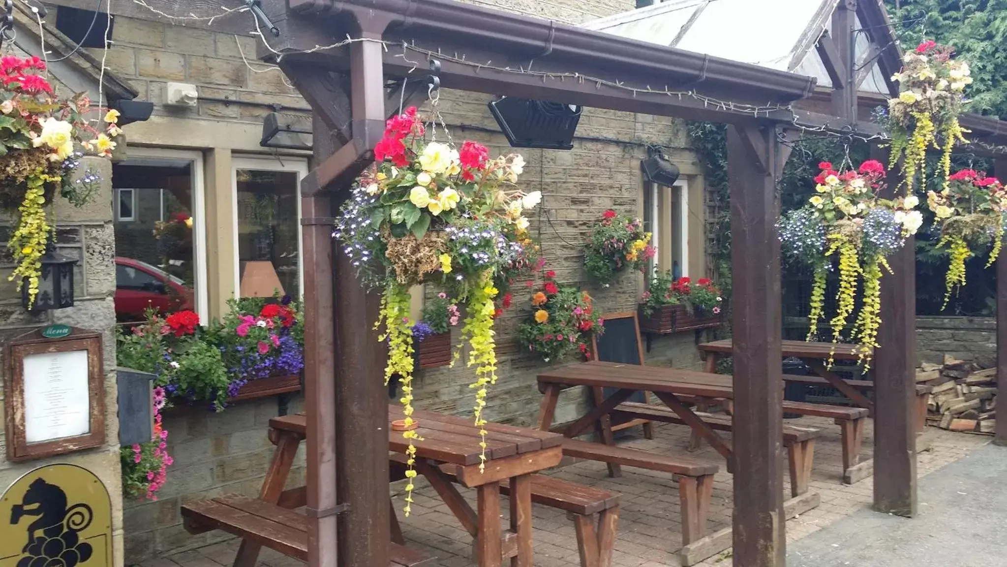 Patio in The Rose and Crown