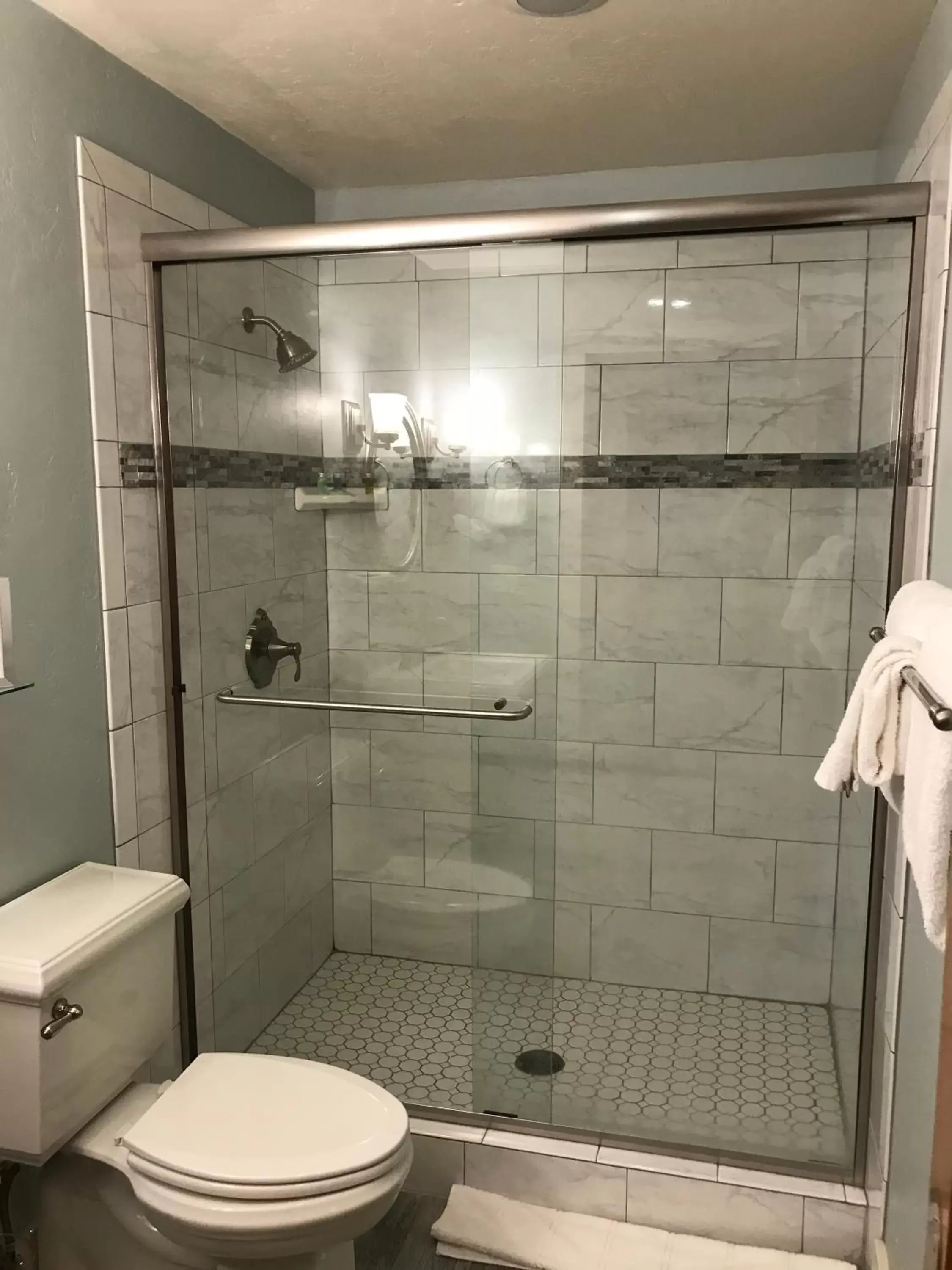 Shower, Bathroom in Hotel Sutter