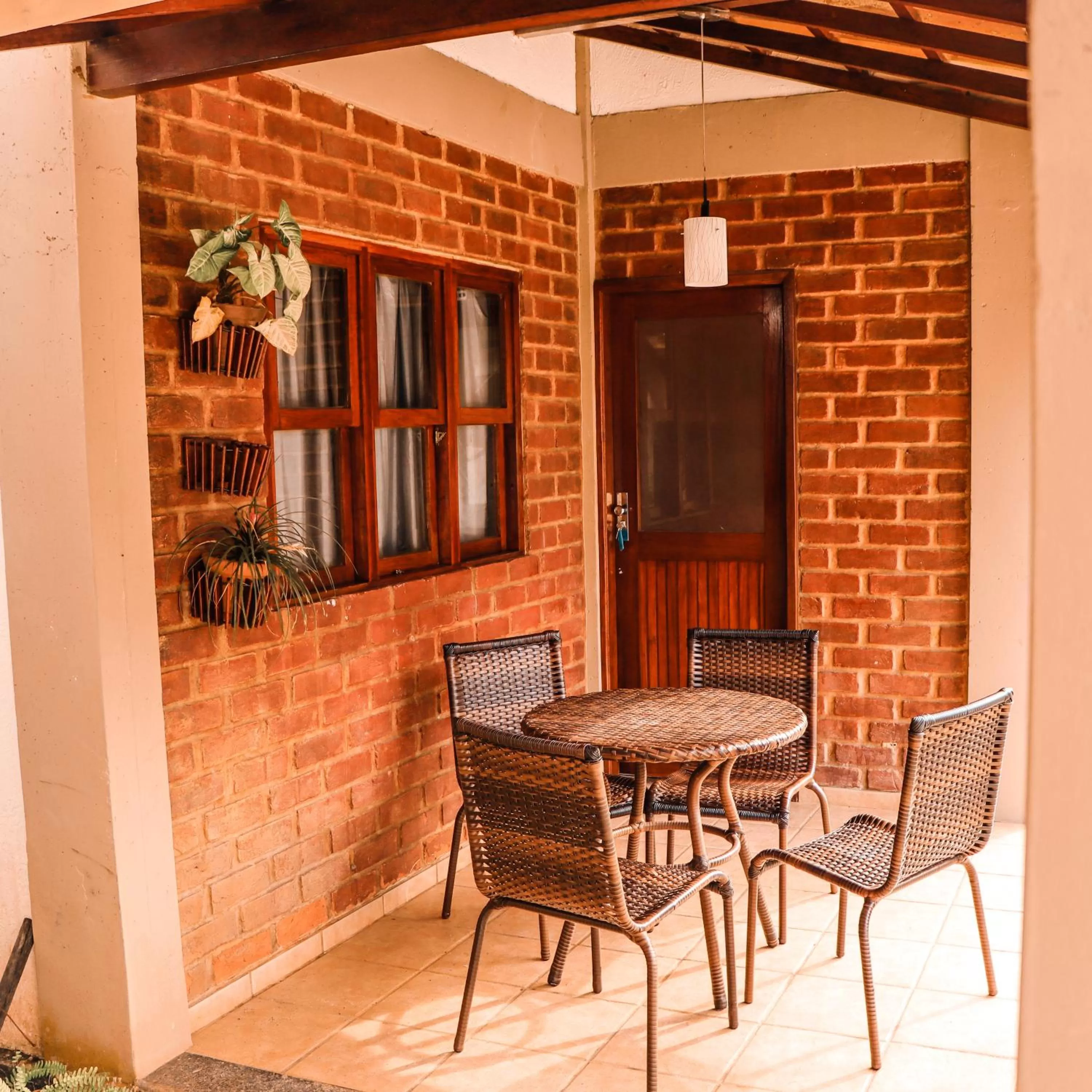 Patio in Pousada e Chale Porto Paraiso