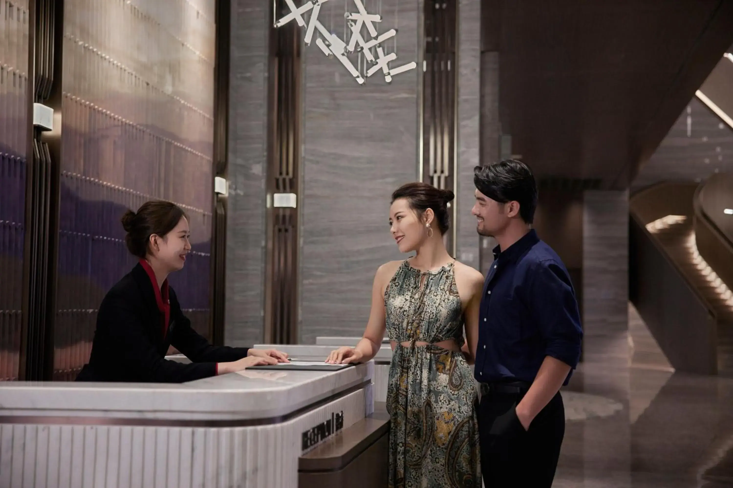 Lobby or reception in Wenzhou Marriott Hotel