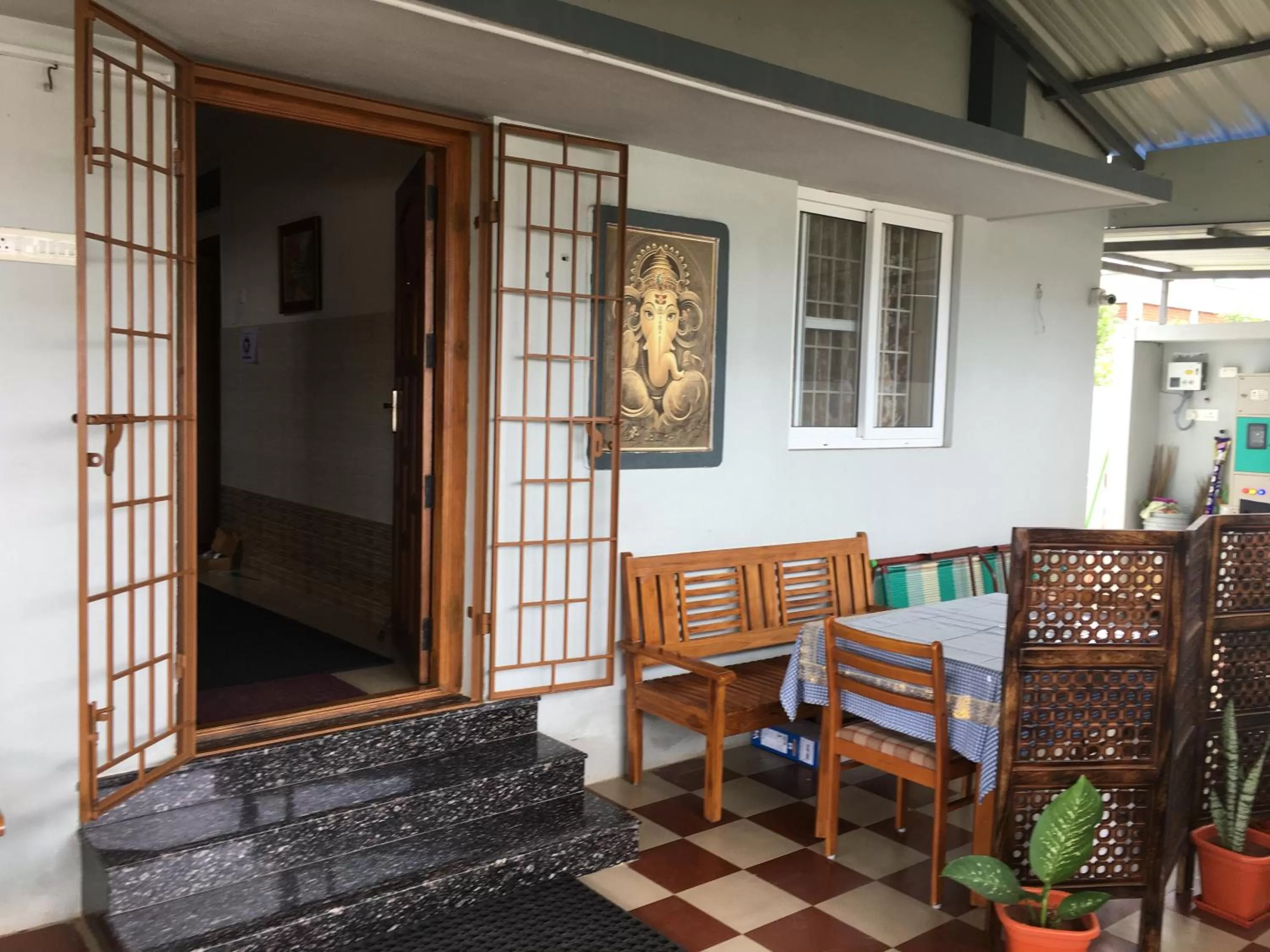 Facade/entrance in Shantham Service Apartments