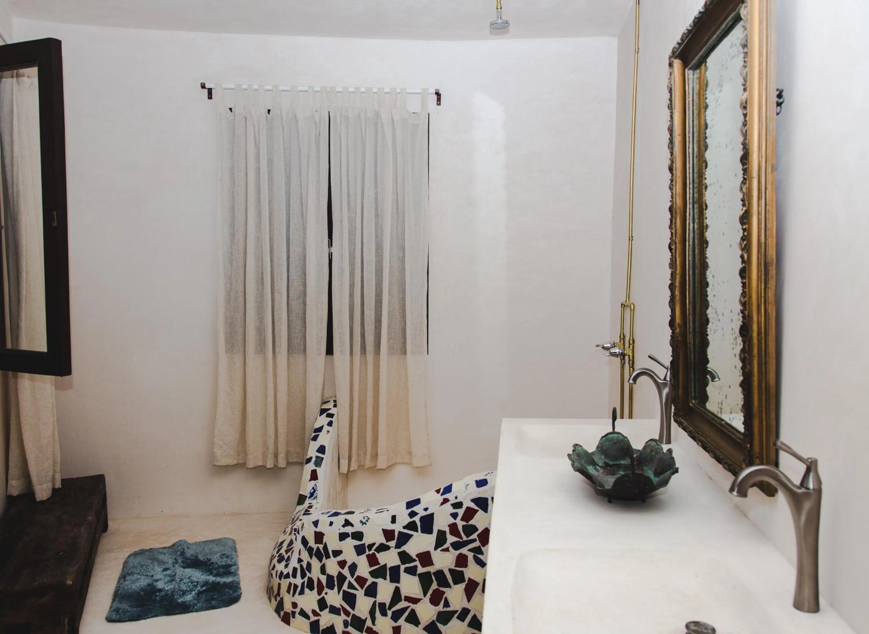Bathroom, Bed in Casa Ambar Hotel & Boutique Tulum