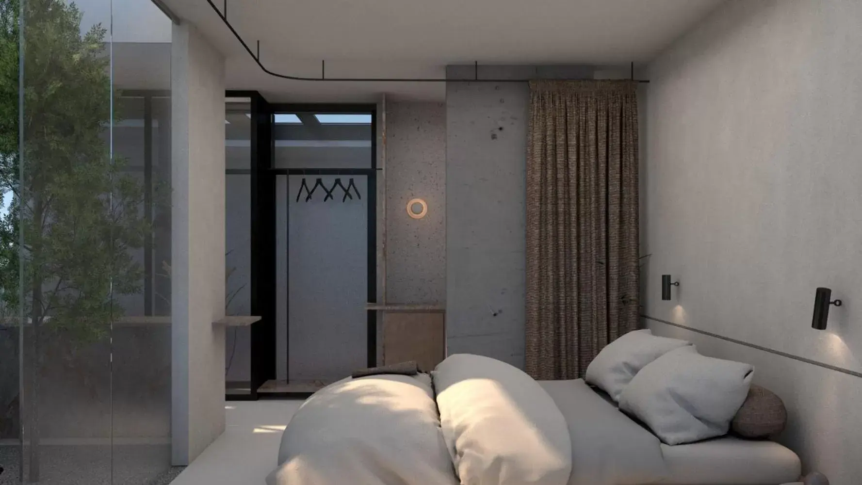Bedroom, Bed in The Newel Psychiko
