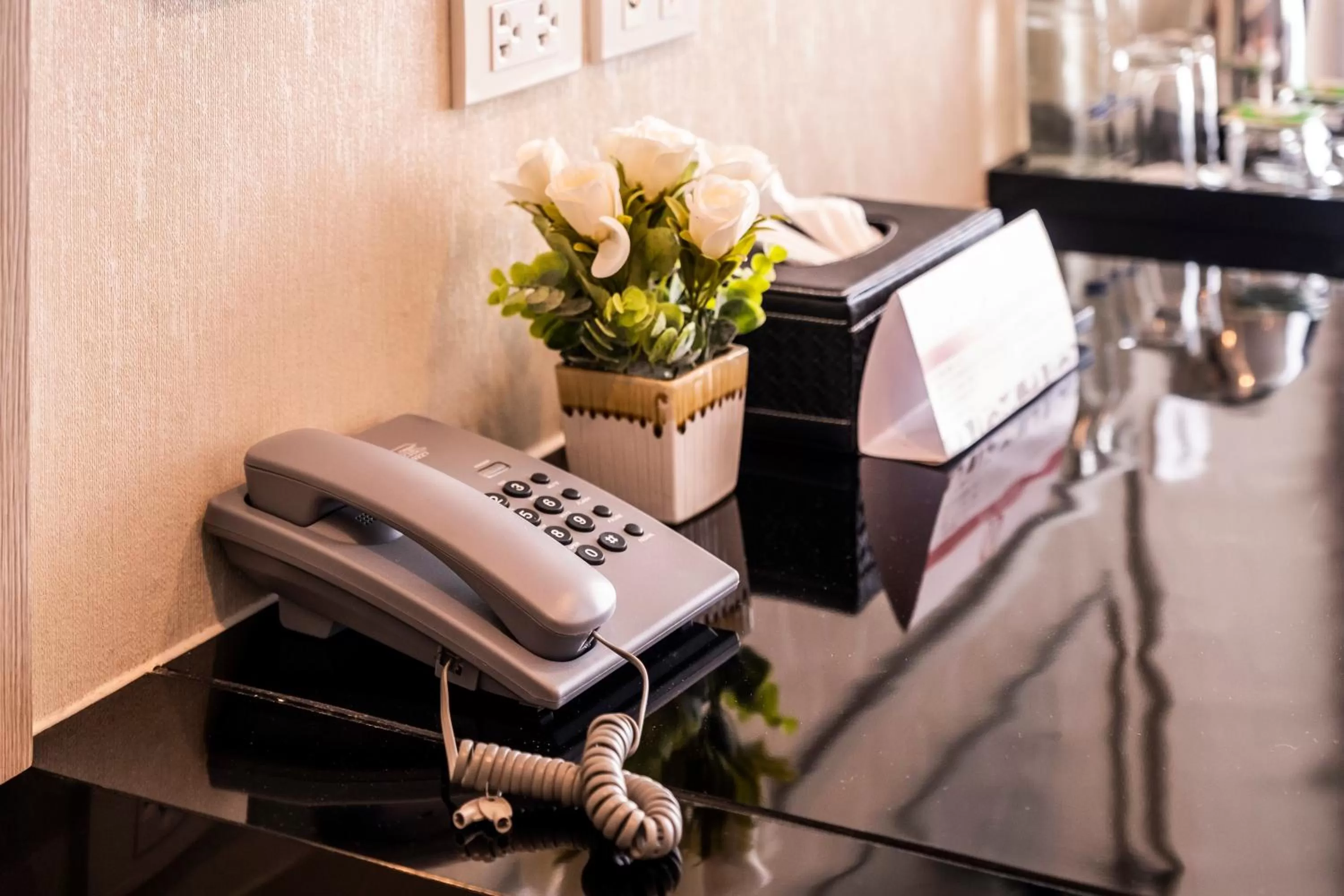 Bedroom in Sinsuvarn Airport Suite Hotel
