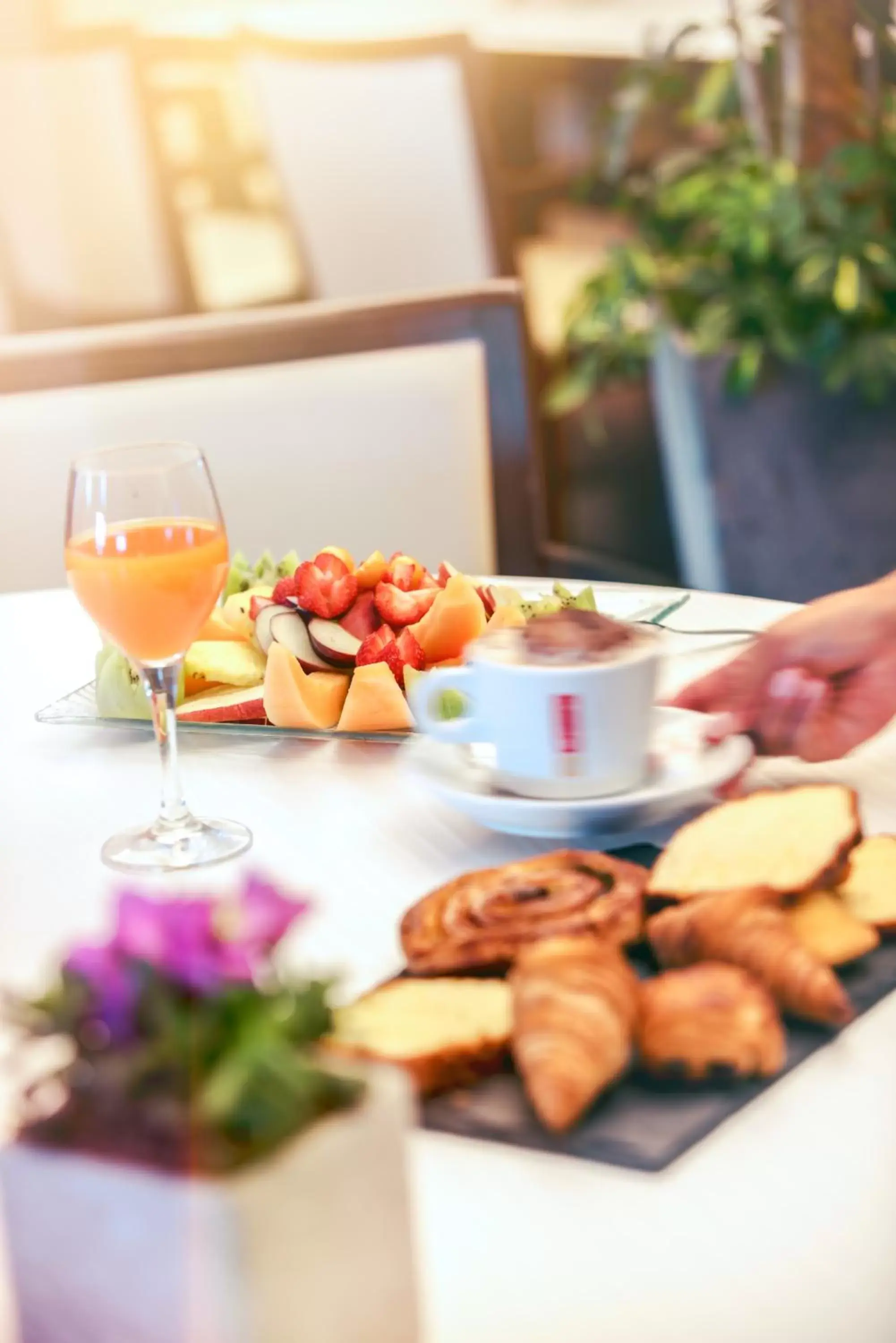 Breakfast in Hotel Le Saint Paul