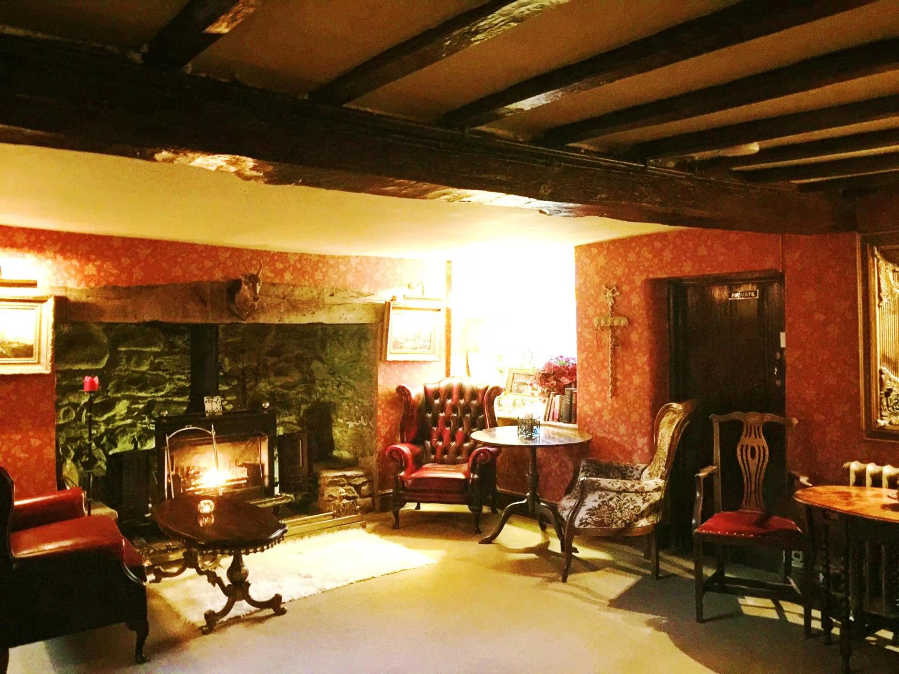 Lounge or bar in Glyn Isa Country House luxury self catering accommodation