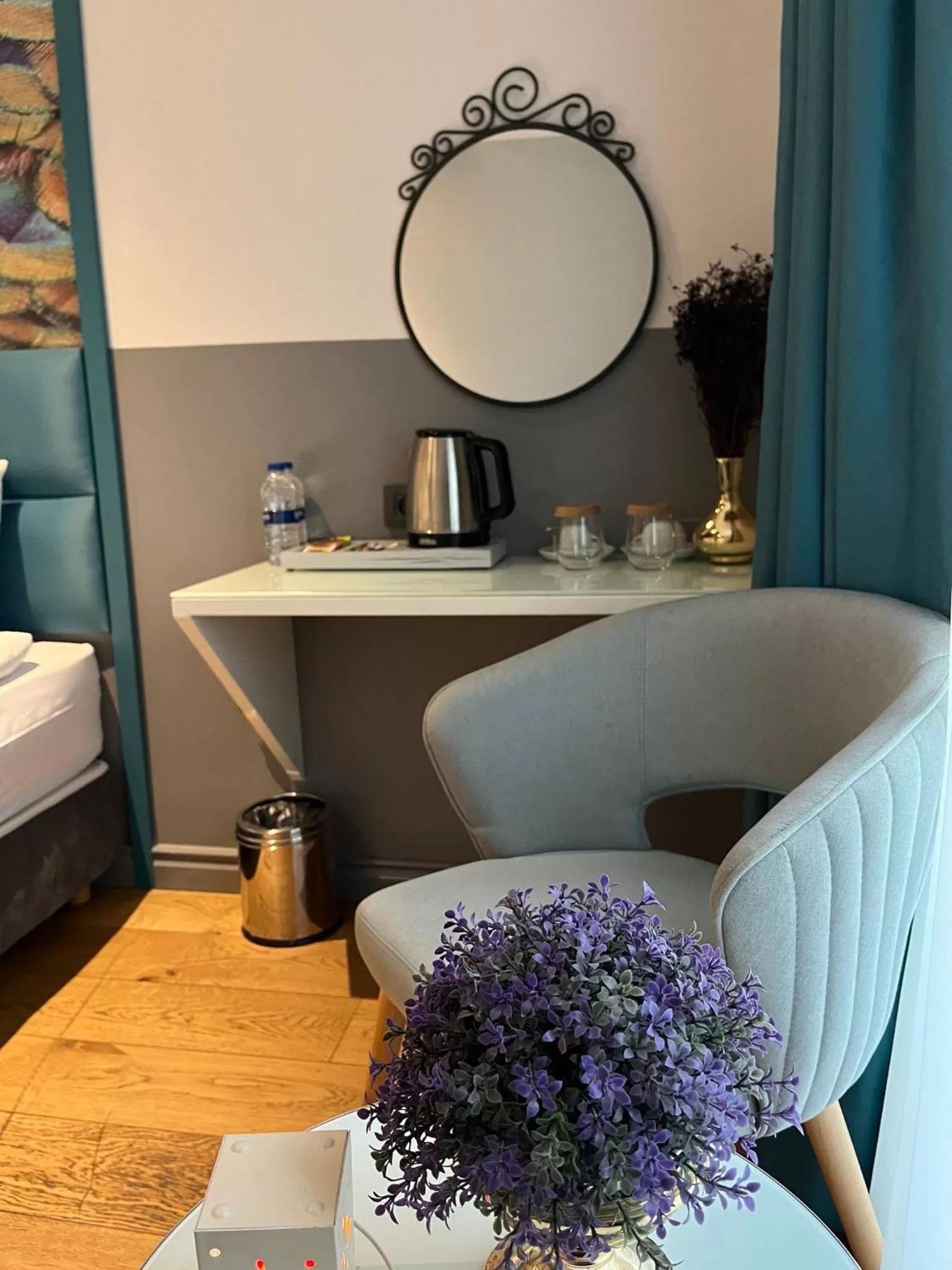 Bed in Royal Galata Hotel