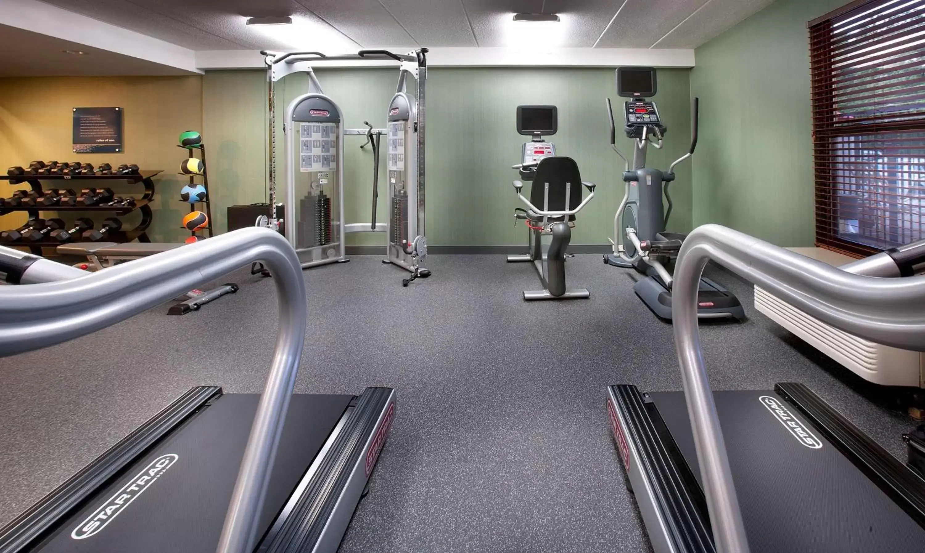 Fitness centre/facilities in Hampton Inn Alexandria Fitness centre/facilities in Hampton Inn Alexandria