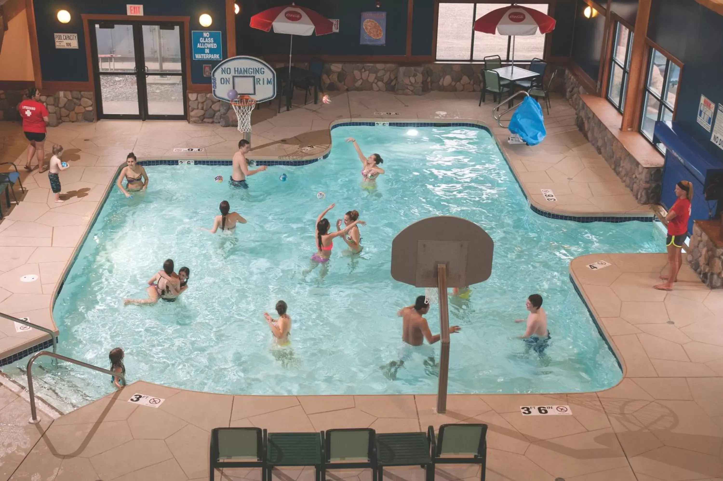 Aqua park, Pool View in The Waters of Minocqua