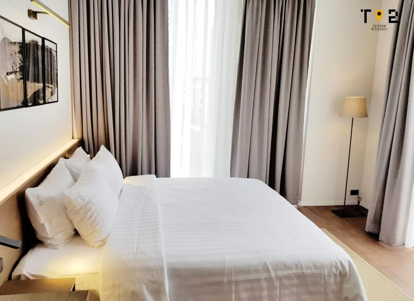 Bedroom, Bed in T2 Residence Sathorn