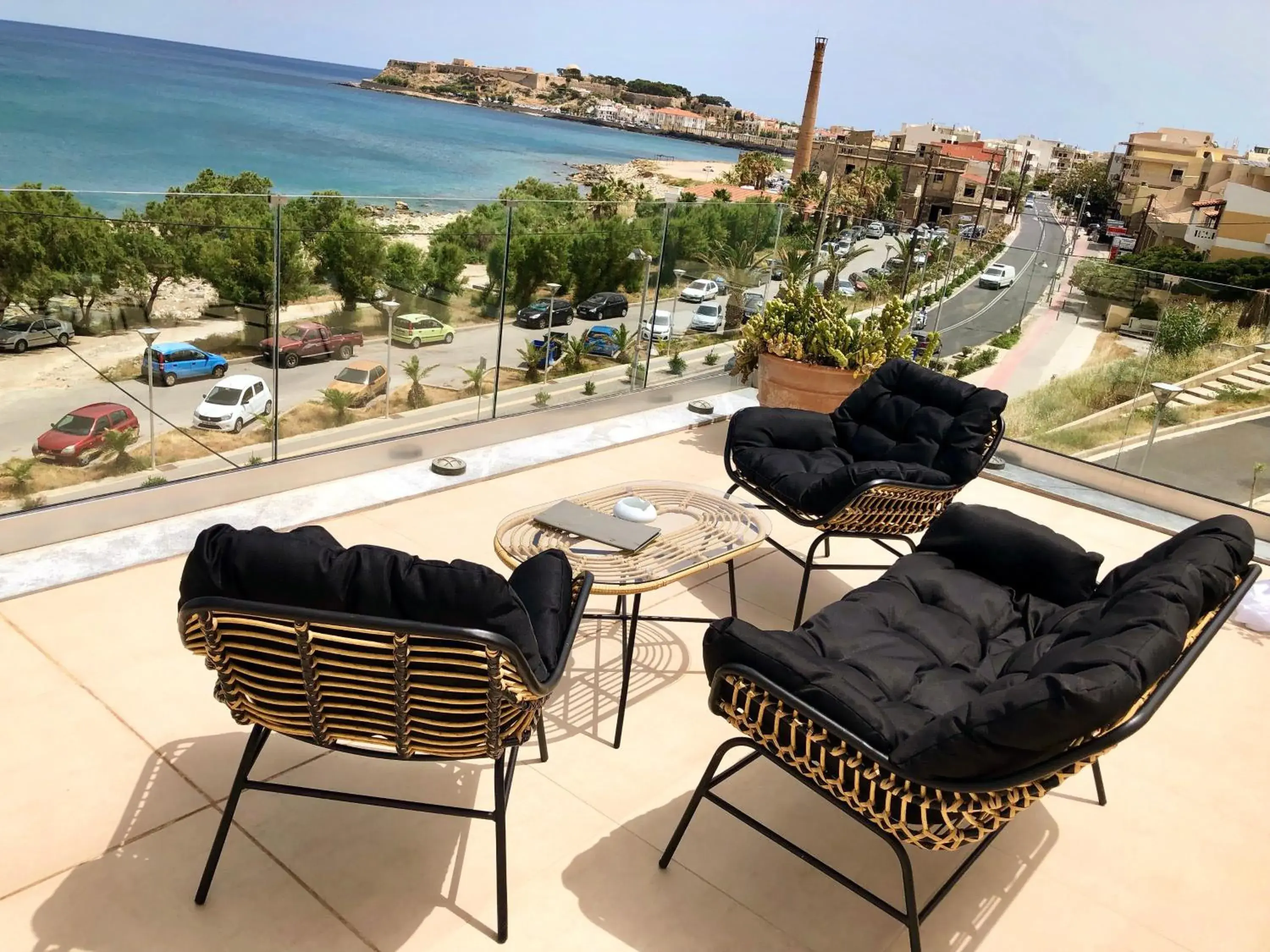 Patio, Balcony/Terrace in Archipelagos Hotel