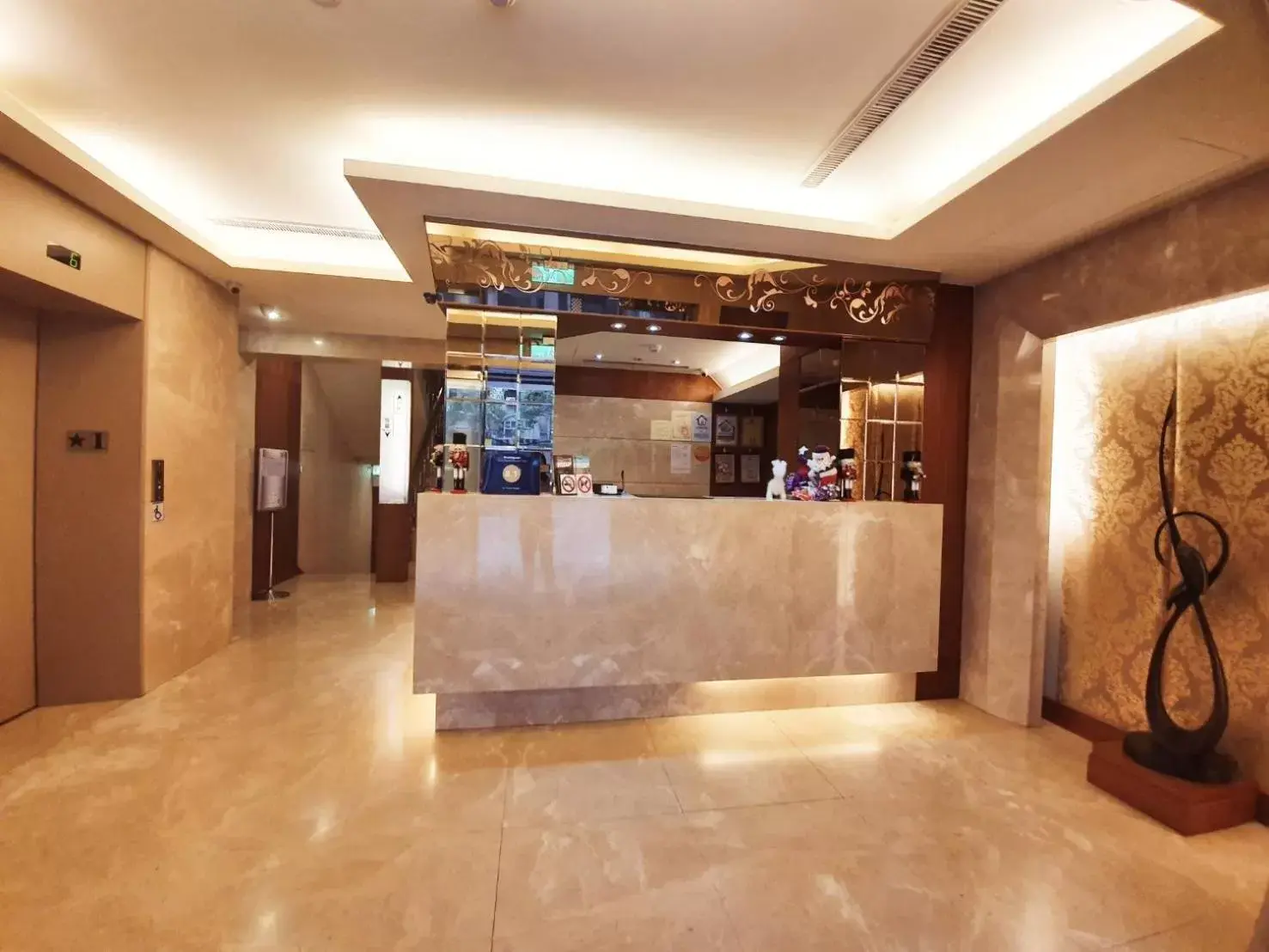Lobby or reception in Guide Hotel Taipei NTU Lobby or reception in Guide Hotel Taipei NTU