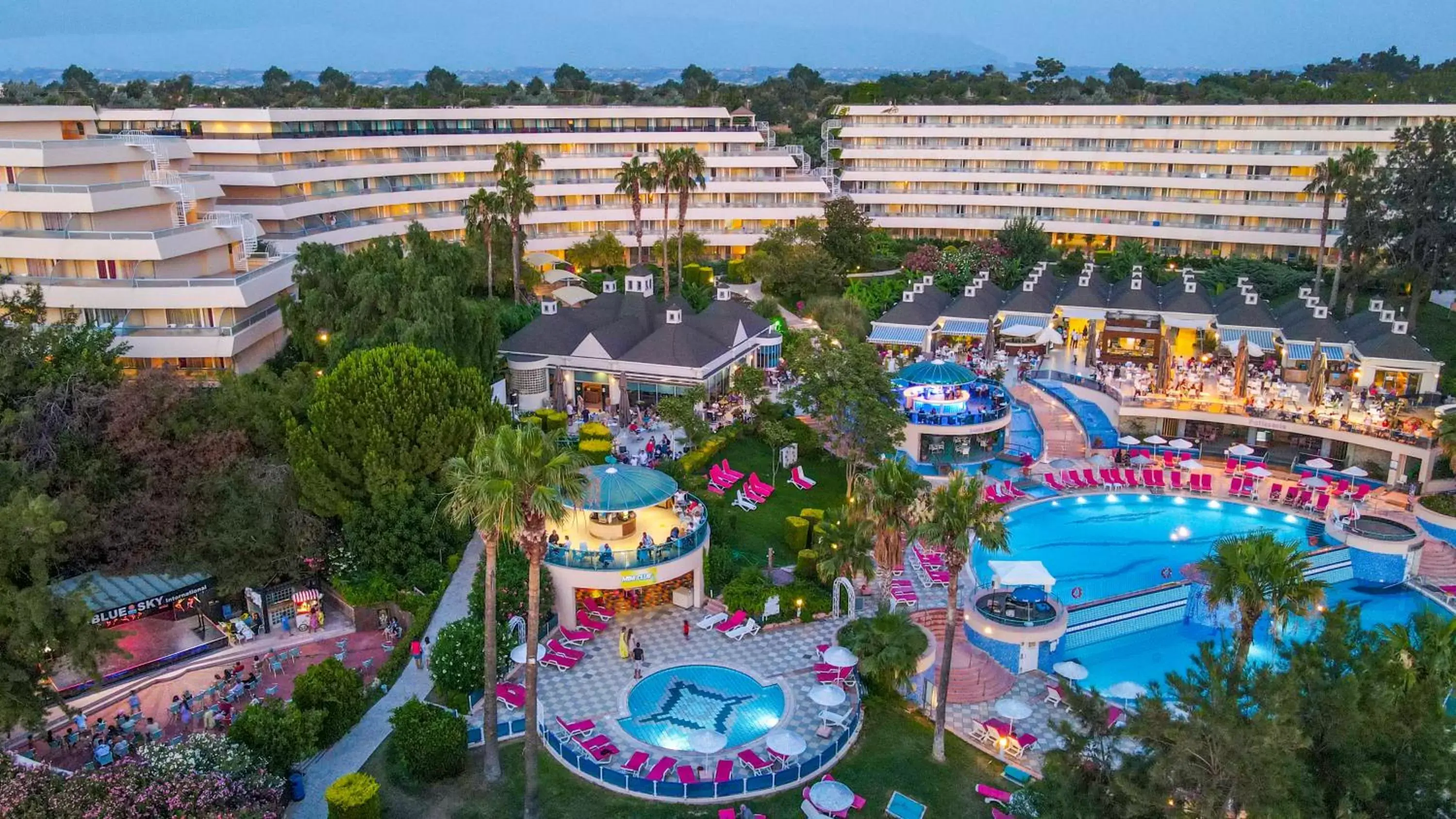 Bird's eye view, Bird's-eye View in The Grand Blue Sky International - All Inclusive