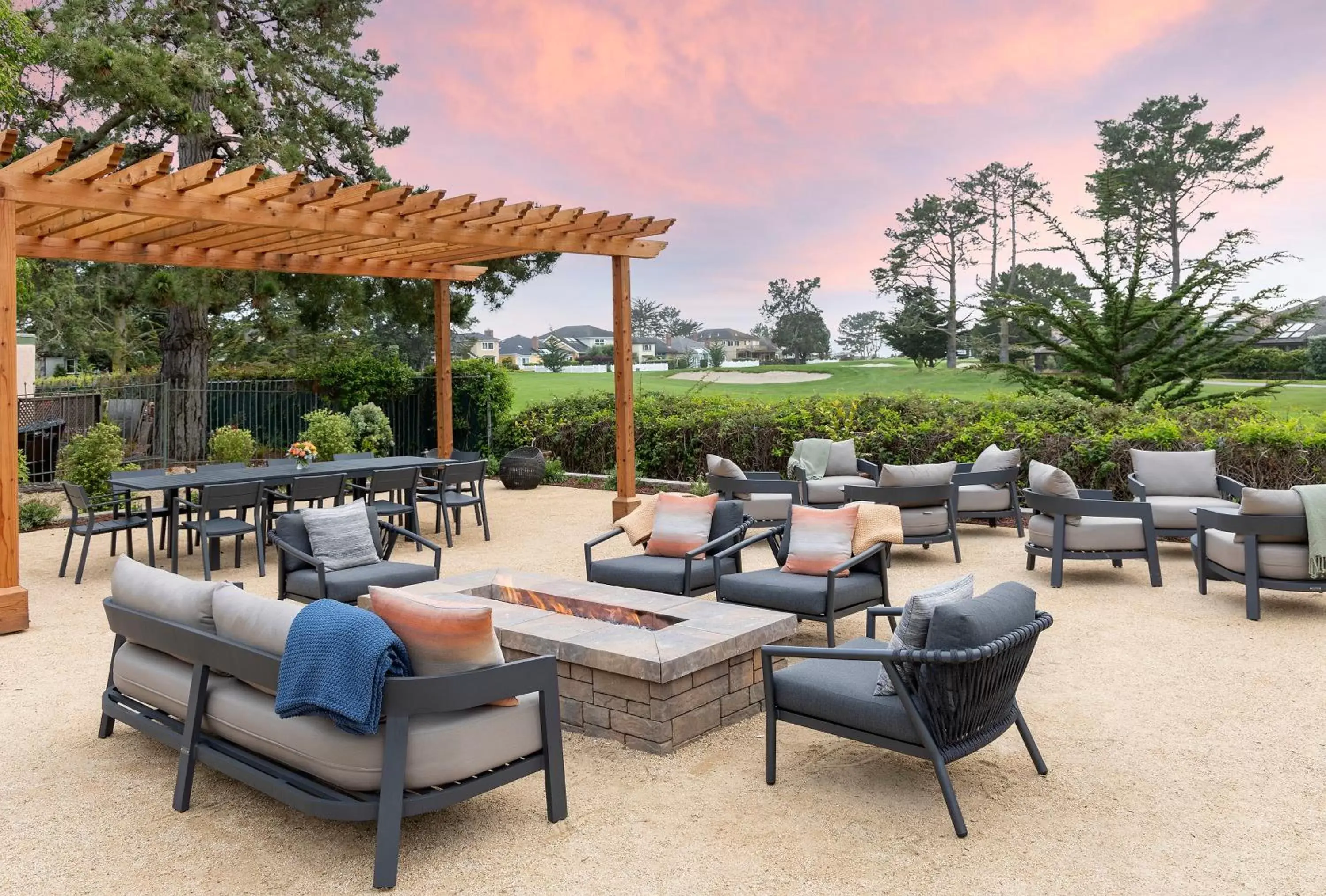 Patio in Half Moon Bay Lodge