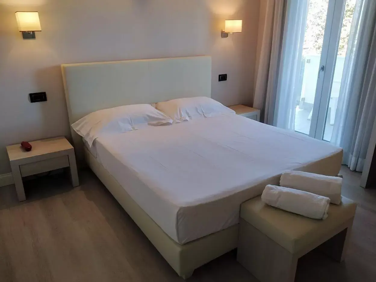 Bed in Hotel Villa Barsanti