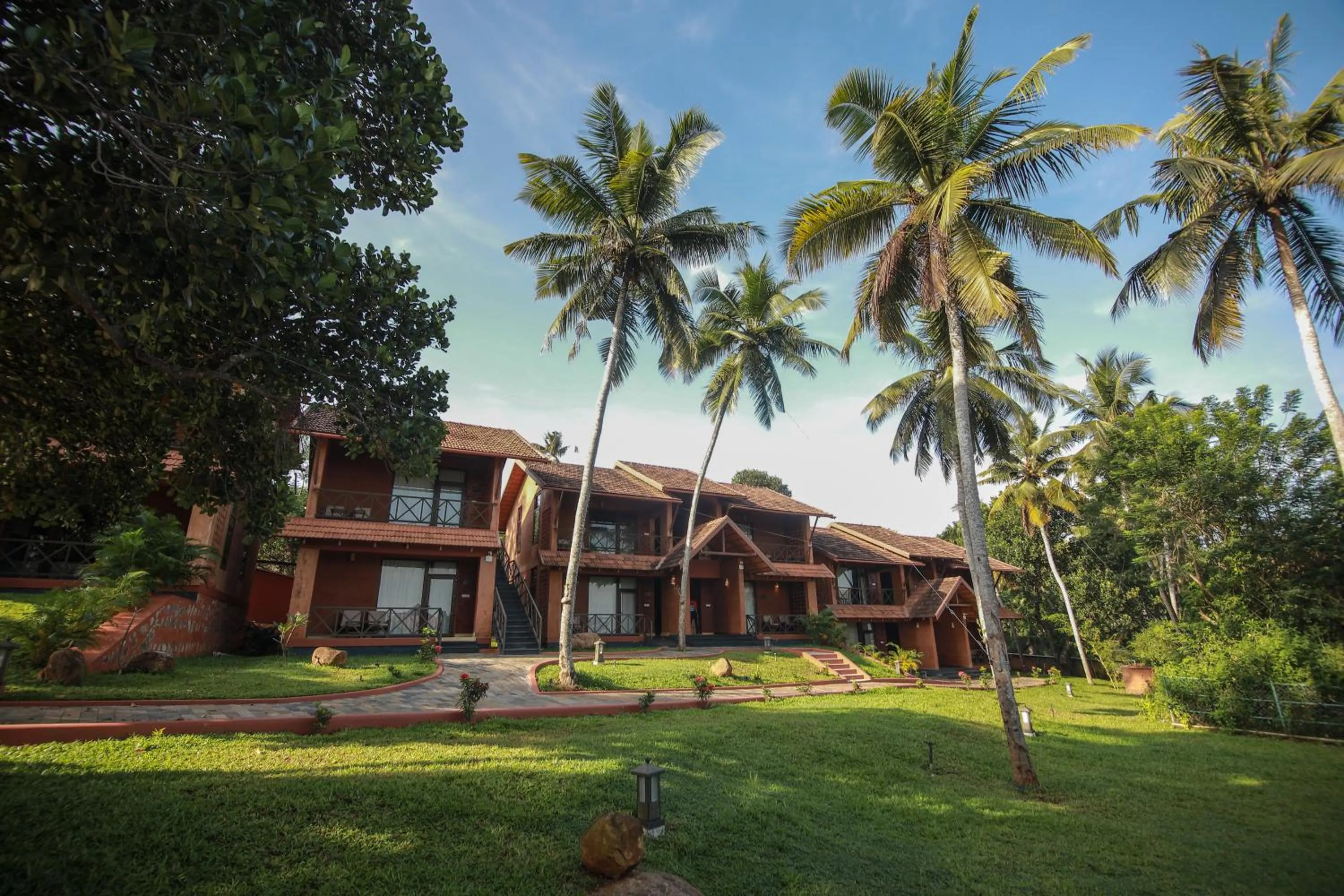 Property building in AMARA AYURVEDA RETREAT- Overlooking Evergreen Western Ghats an ecologically sustainable living space in Kovalam