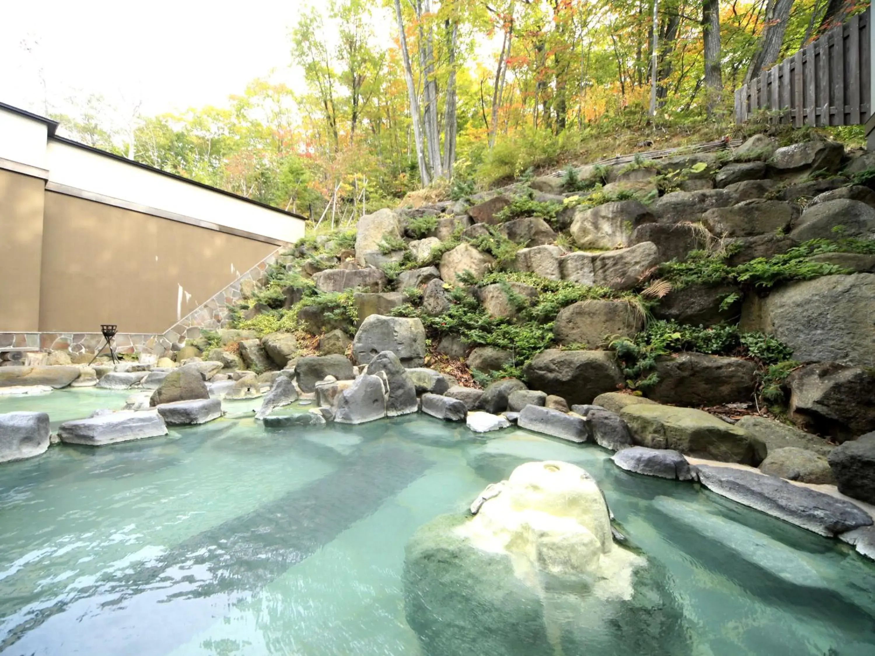 Open Air Bath, Swimming Pool in Zao Kokusai Hotel