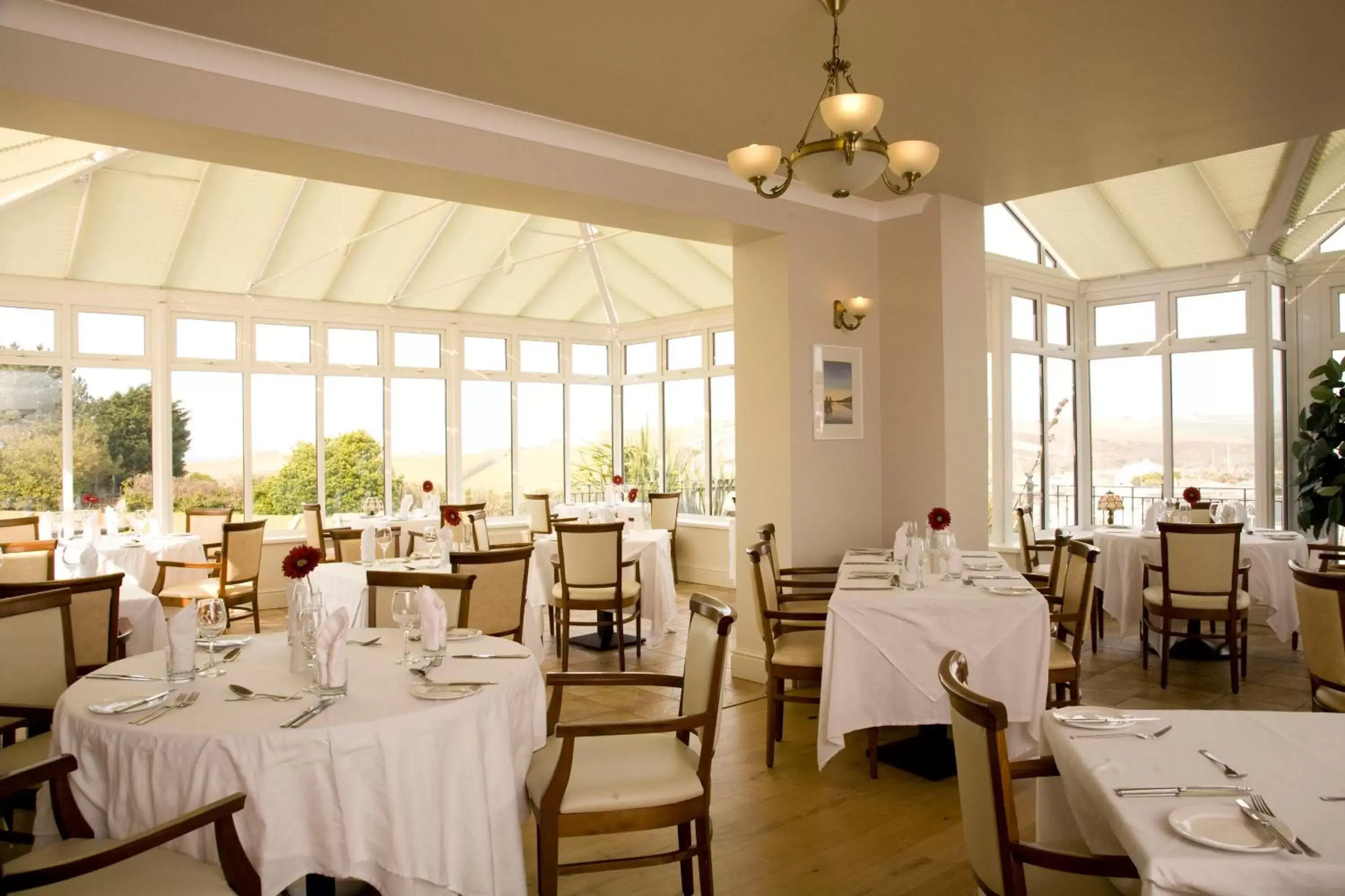 Restaurant/Places to Eat in Porth Veor Manor Villas & Apartments