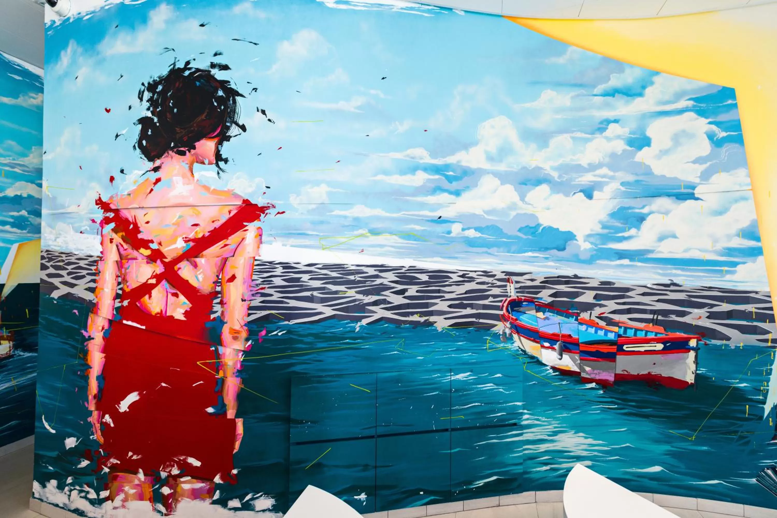 Lobby or reception in Golden Tulip Marseille Euromed