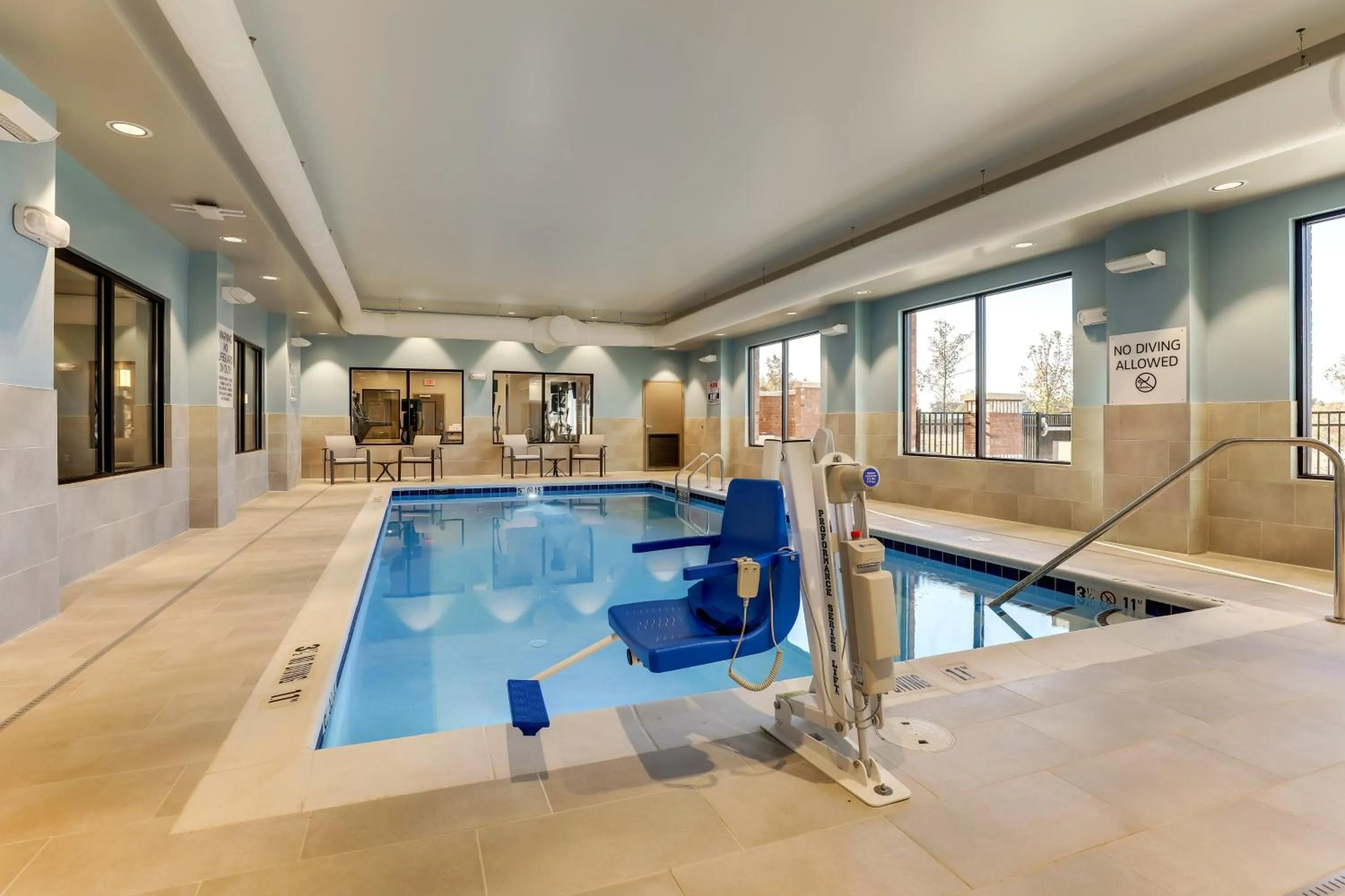 Swimming pool in Holiday Inn Express Holly Springs - Raleigh Area by IHG