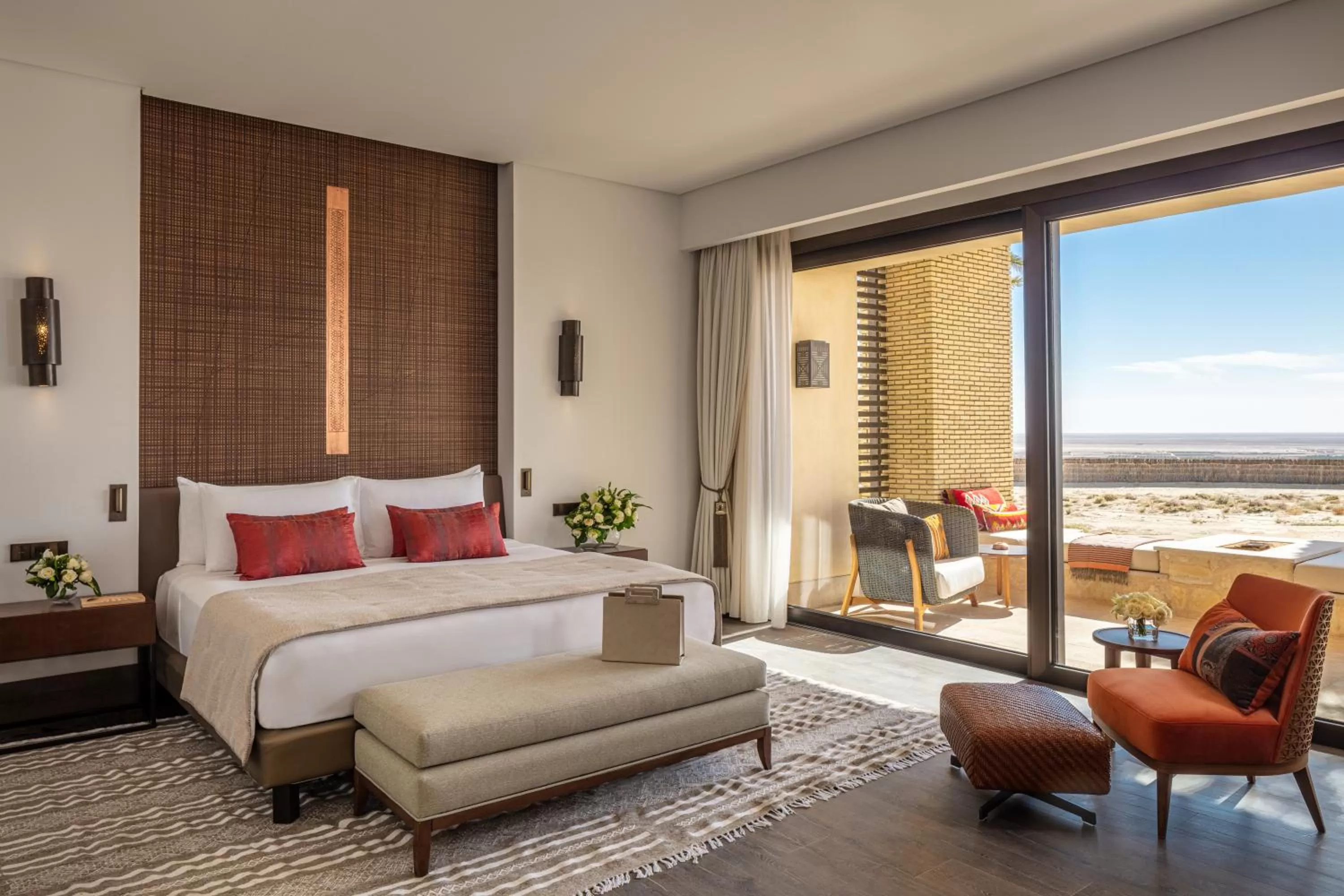 Bed in Anantara Sahara-Tozeur Resort & Villas